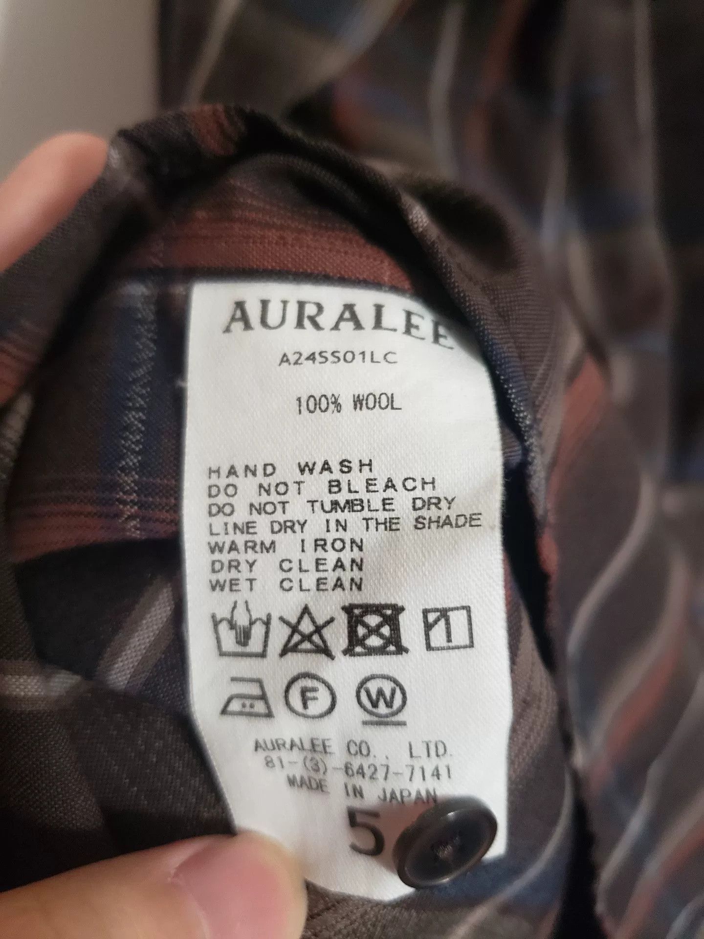 Auralee Auralee 24SS Super Light Wool Check Shirt Size US XXL / EU 58 / 5 - 3 Thumbnail