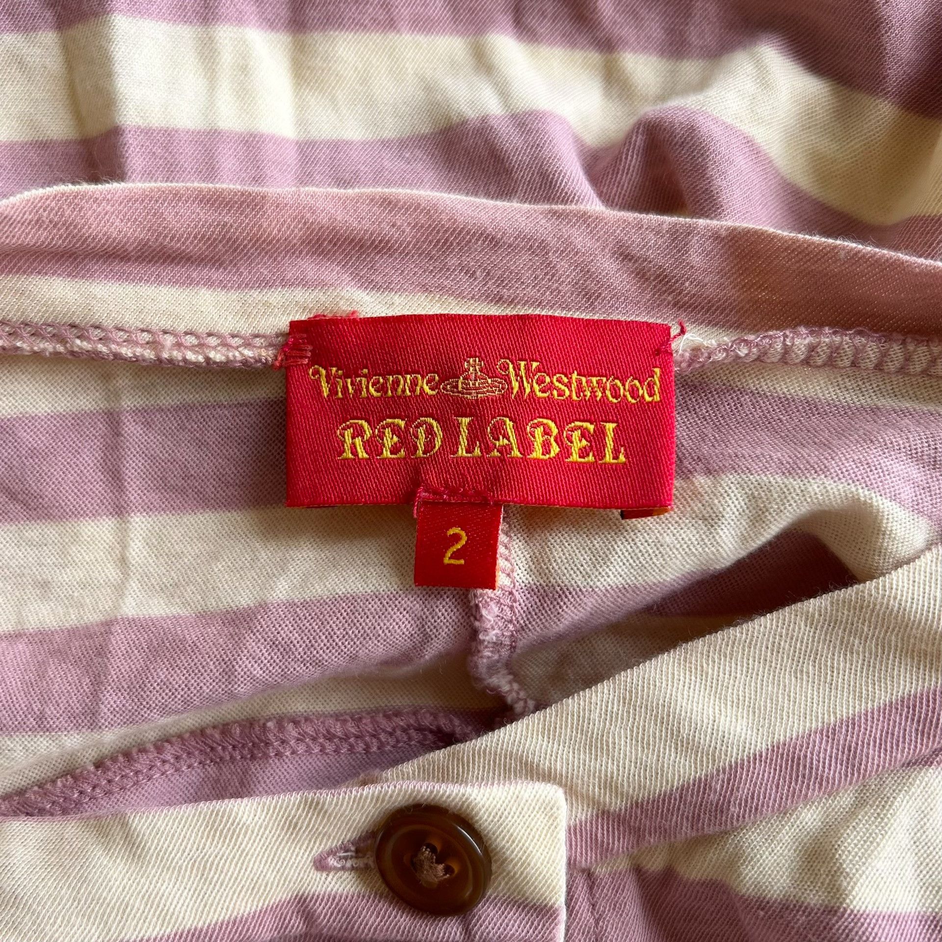 Vivienne Westwood Vivienne Westwood Pink-Purple Striped Cardigan Size M / US 6-8 / IT 42-44 - 5 Thumbnail