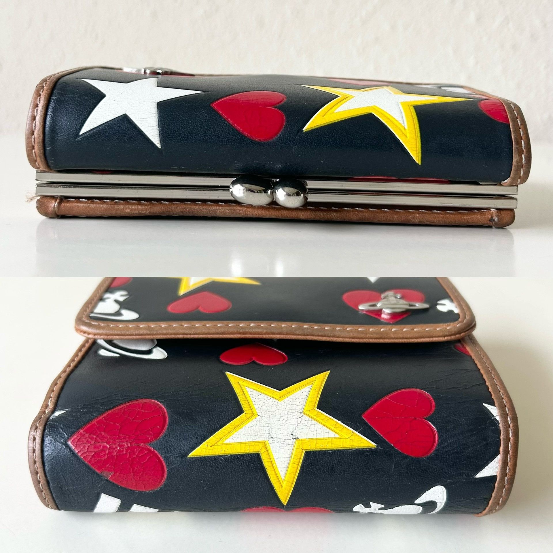 Vivienne Westwood Vivienne Westwood Star Heart Saturn Card Wallet Size ONE SIZE - 4 Thumbnail