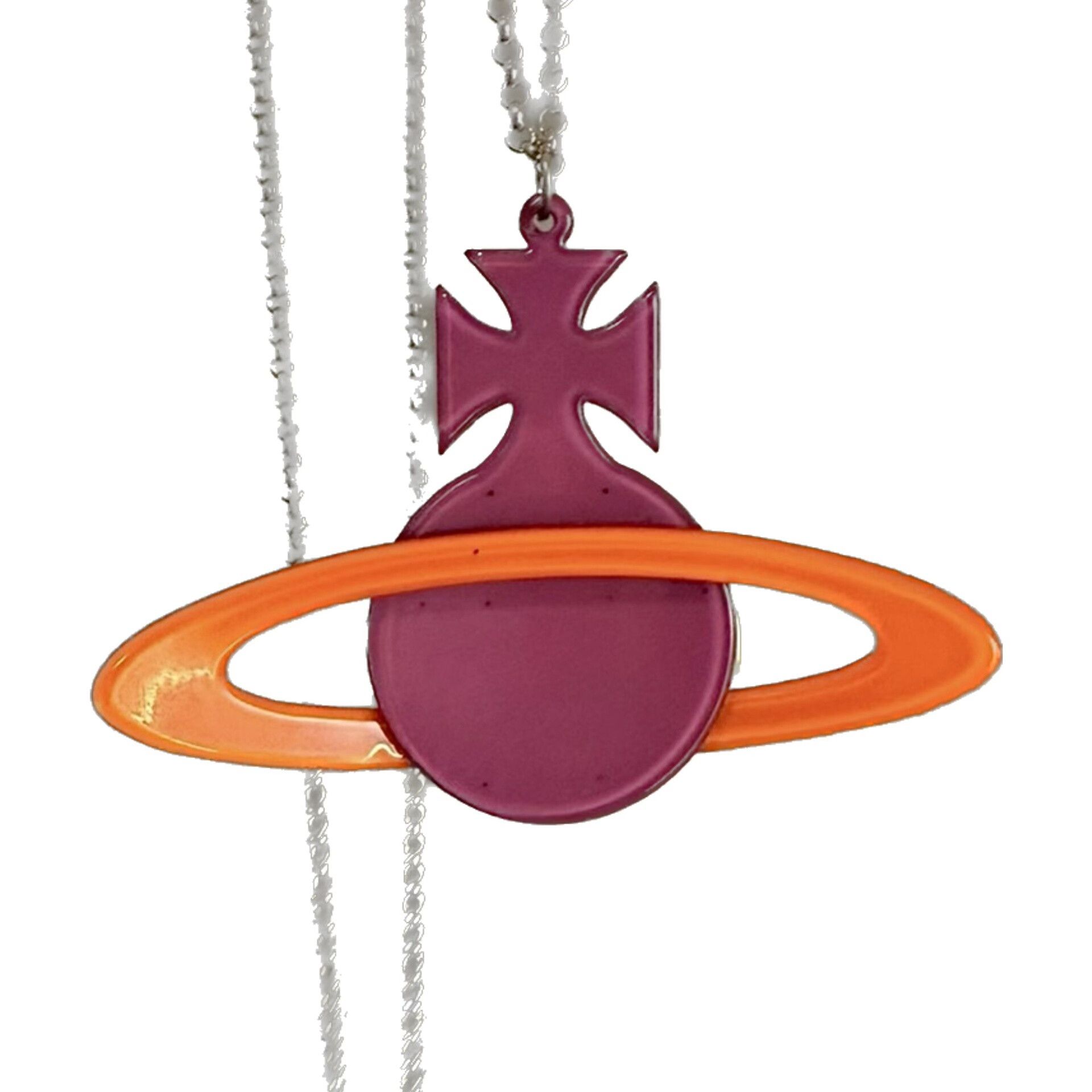 Vivienne Westwood Vivienne Westwood Vintage Acrylic Saturn Necklace Size ONE SIZE - 2 Thumbnail
