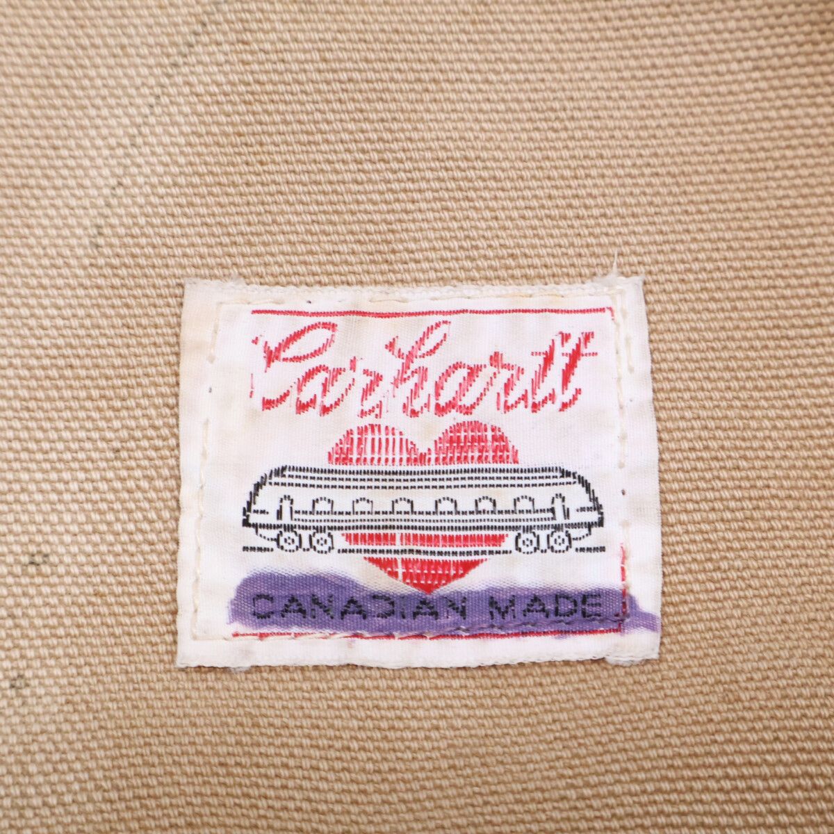 Other Other Carhartt Vintage Cotton Coverall Jacket Textile Outerwear DUTY FREE for USA Size ONE SIZE - 6 Thumbnail