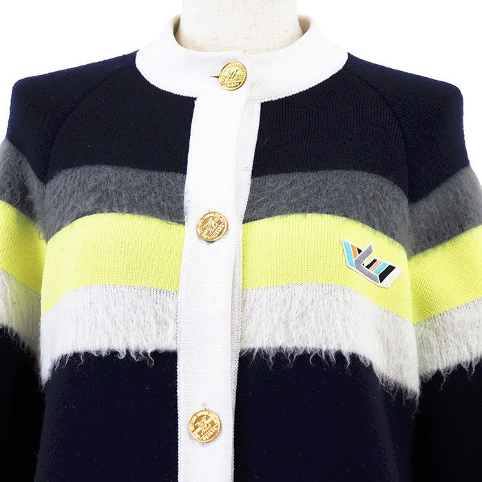 Louis Vuitton Louis Vuitton Louis Vuitton Knit Cardigan Textile Outerwear FFKC671PX DUTY FREE for USA Size ONE SIZE - 2 Thumbnail