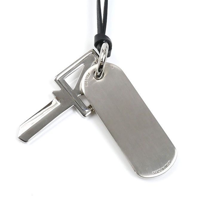 Louis Vuitton Louis Vuitton Louis Vuitton Collier Plaque V Square Necklace Metal Necklace M61984 DUTY FREE for USA Size ONE SIZE - 3 Thumbnail