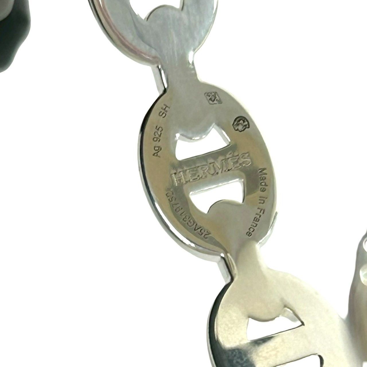Hermes Hermes Hermes Chaine dAncre Enchainee silver bracelet Precious Metal Bangle DUTY FREE for USA Size ONE SIZE - 4 Thumbnail