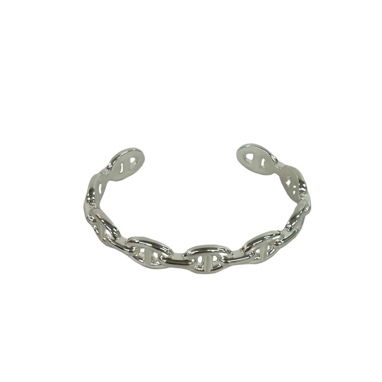 Hermes Hermes Hermes Chaine dAncre Enchainee silver bracelet Precious Metal Bangle DUTY FREE for USA Size ONE SIZE - 2 Thumbnail