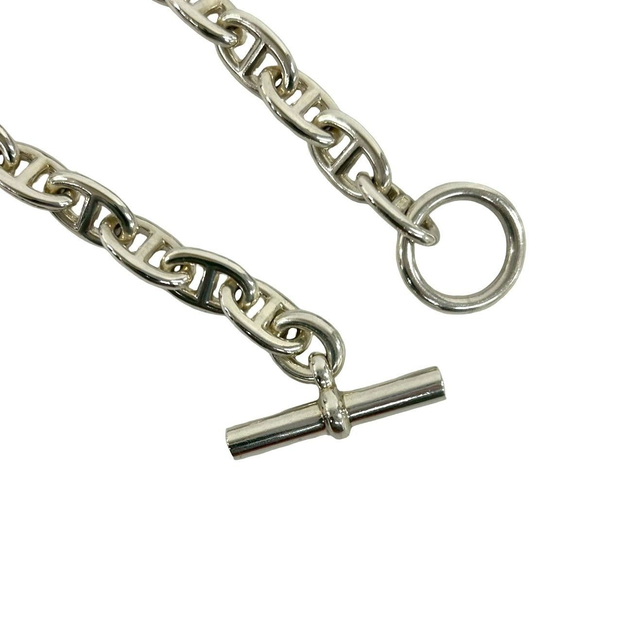 Hermes Hermes Hermes Chaine d’Ancre MM Silver Necklace Precious Metal Necklace DUTY FREE for USA Size ONE SIZE - 6 Thumbnail