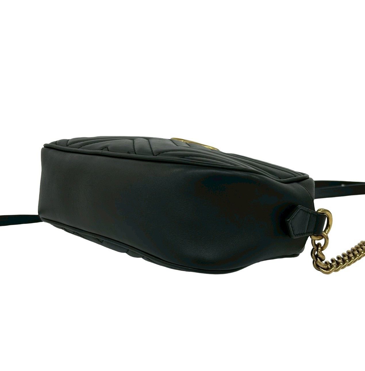 Gucci Gucci Gucci GG Marmont Leather Shoulder Bag Leather Shoulder Bag 447632 DUTY FREE for USA Size ONE SIZE - 9 Thumbnail