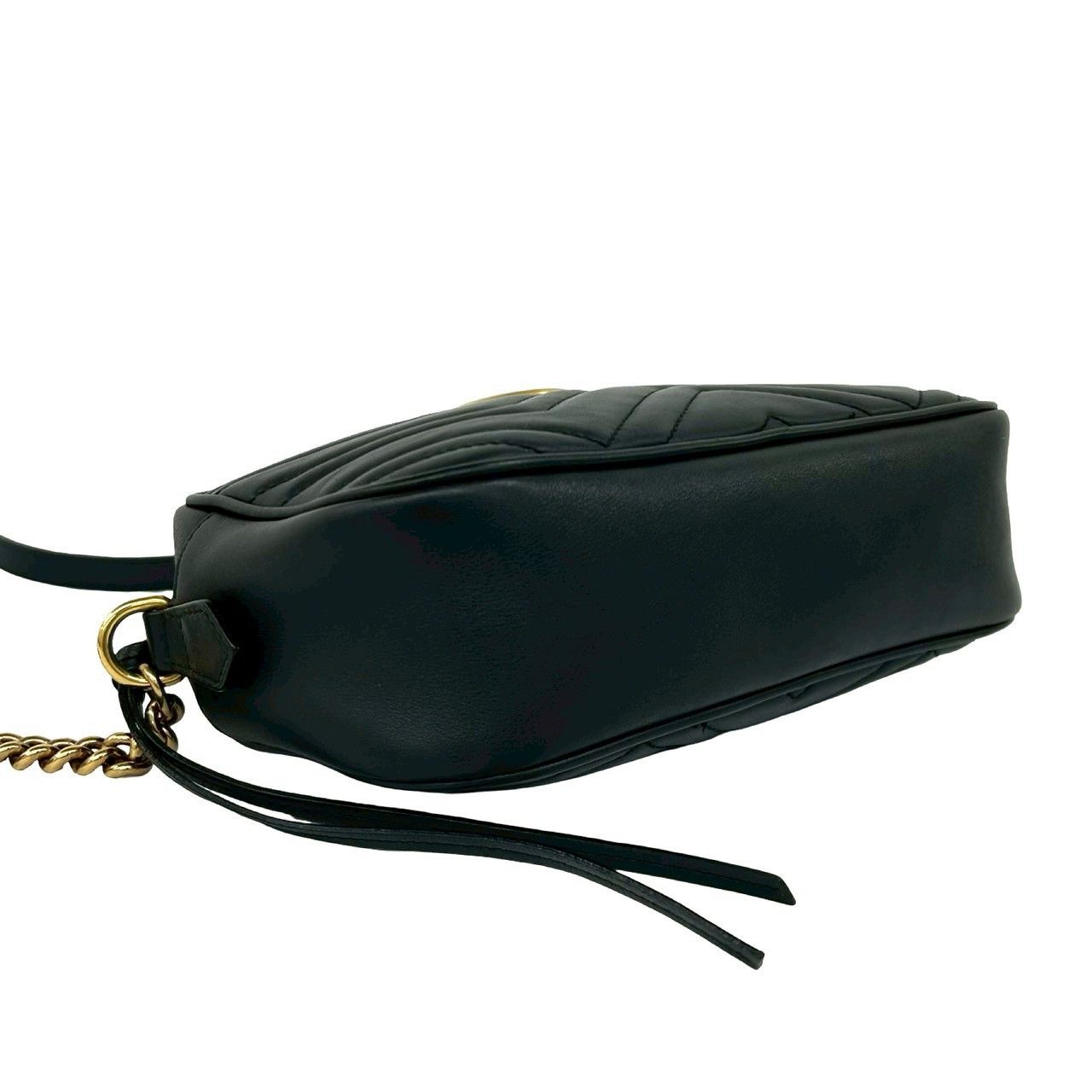 Gucci Gucci Gucci GG Marmont Leather Shoulder Bag Leather Shoulder Bag 447632 DUTY FREE for USA Size ONE SIZE - 8 Thumbnail
