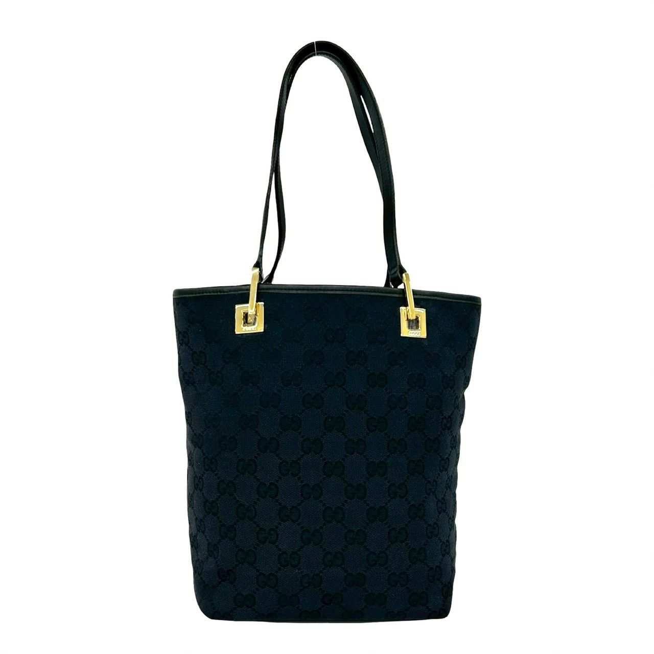 Gucci Gucci Gucci GG Canvas Leather Tote Bag Textile Tote Bag DUTY FREE for USA Size ONE SIZE - 4 Thumbnail