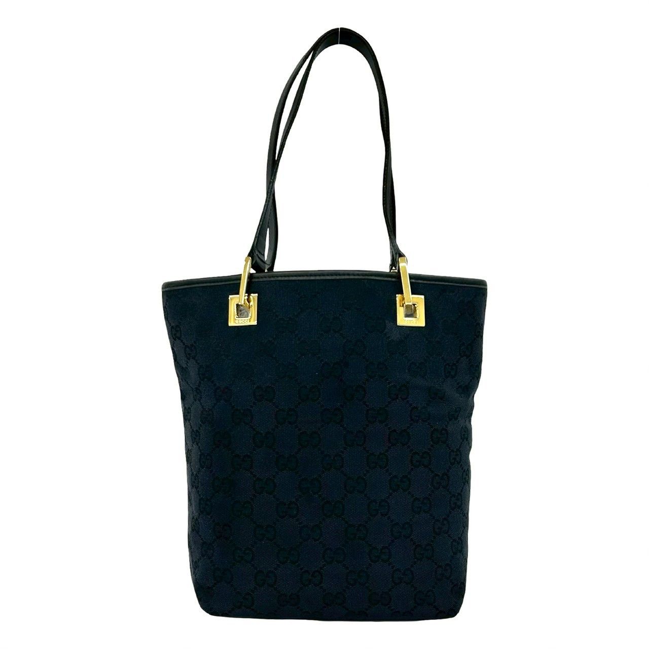 Gucci Gucci Gucci GG Canvas Leather Tote Bag Textile Tote Bag DUTY FREE for USA Size ONE SIZE - 2 Thumbnail