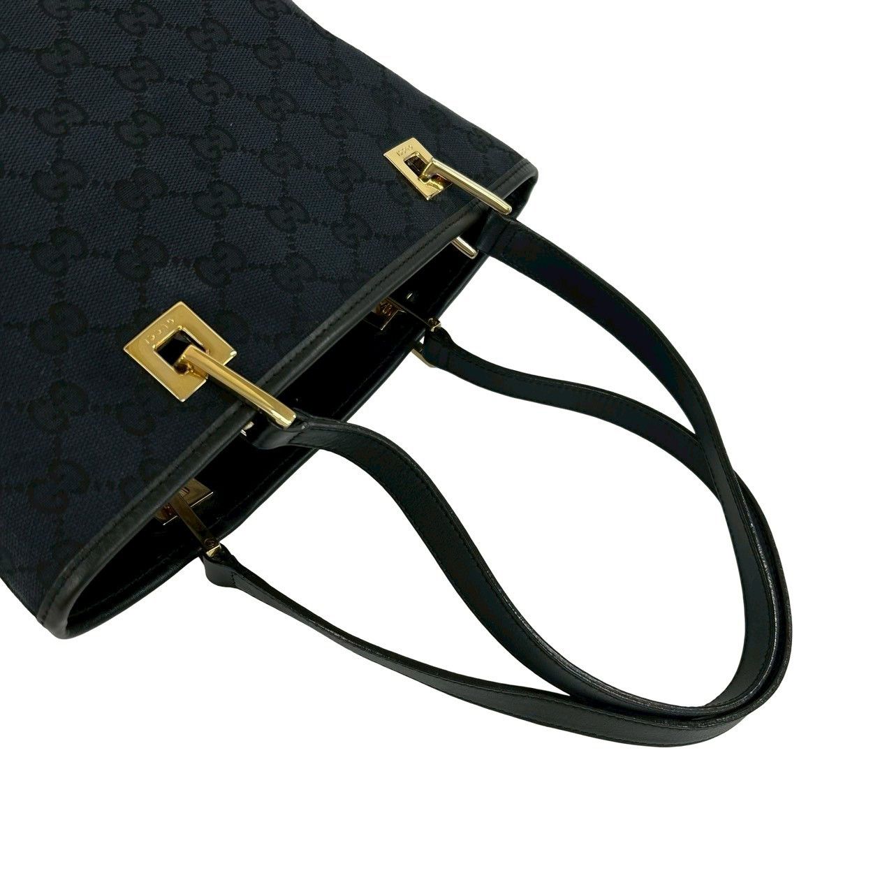 Gucci Gucci Gucci GG Canvas Leather Tote Bag Textile Tote Bag DUTY FREE for USA Size ONE SIZE - 5 Thumbnail