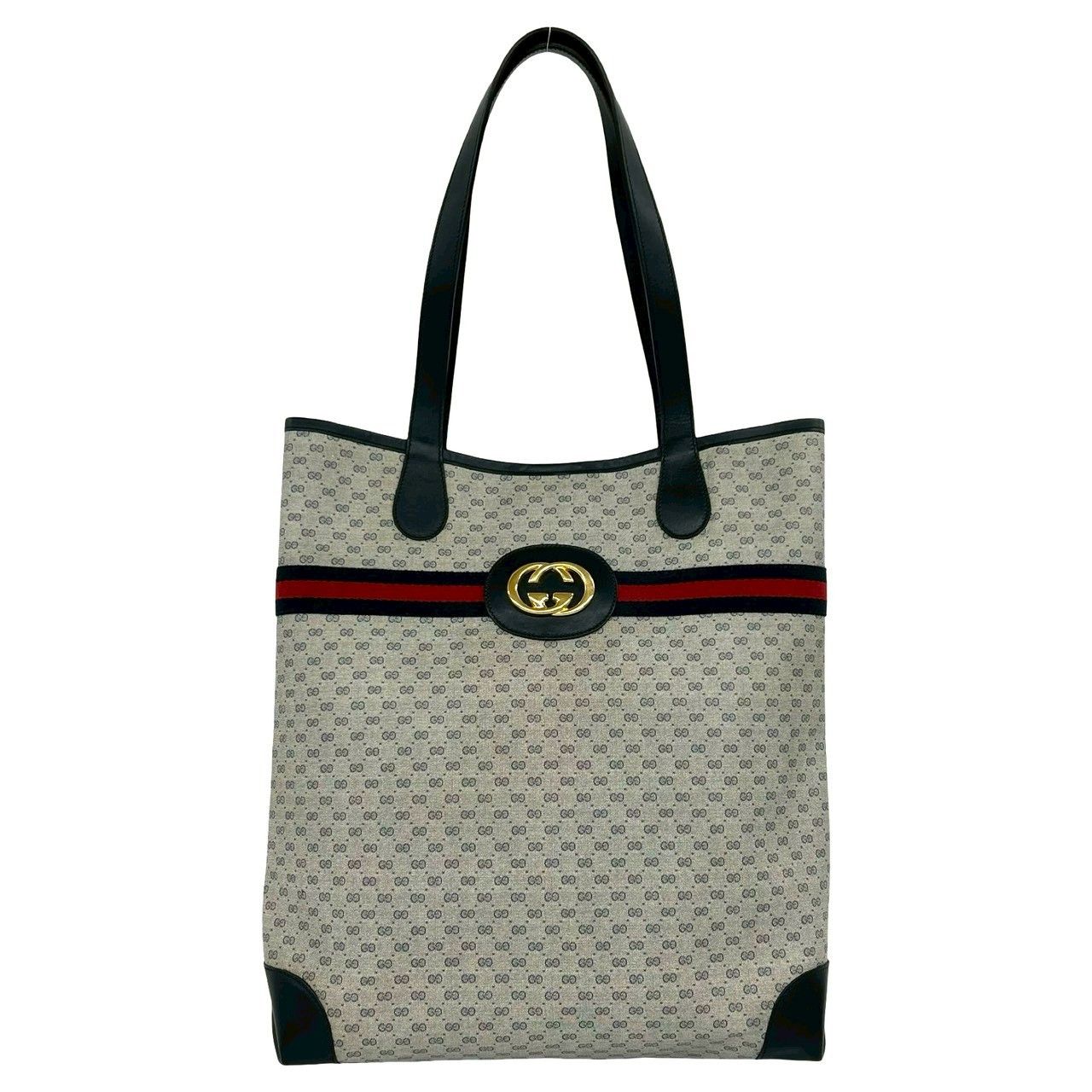 Gucci Gucci Gucci Micro GG Leather Tote Bag Plastic / Synthetic Tote Bag DUTY FREE for USA Size ONE SIZE - 2 Thumbnail