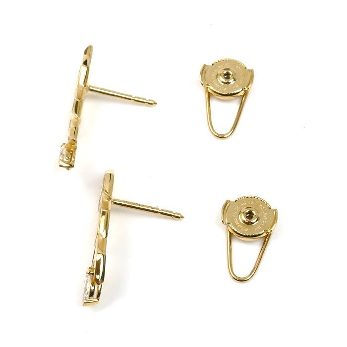 Tiffany & Co. Tiffany & Co. Tiffany & Co. Victoria Vine Au750 Diamond Earrings Precious Metal Earrings DUTY FREE for USA Size ONE SIZE - 3 Thumbnail