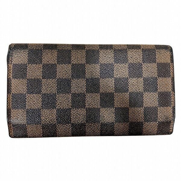 Louis Vuitton Louis Vuitton Louis Vuitton Portefeuille International Damier Long Wallet Textile Long Wallet N61217 DUTY FREE for USA Size ONE SIZE - 2 Thumbnail
