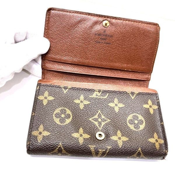Louis Vuitton Louis Vuitton Louis Vuitton Monogram Bifold Wallet Textile Short Wallet M61730 DUTY FREE for USA Size ONE SIZE - 3 Thumbnail