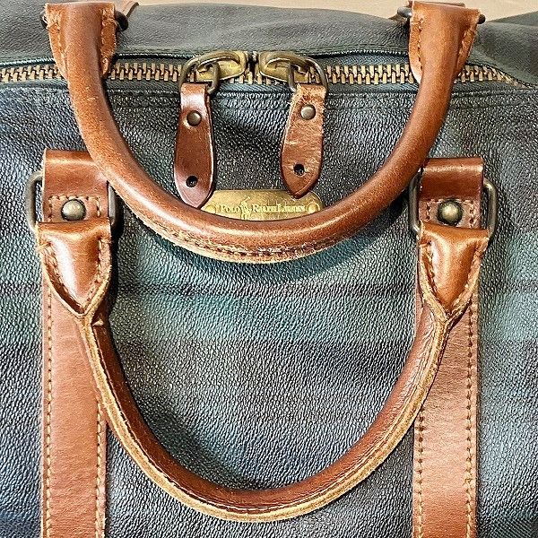 Ralph Lauren Ralph Lauren Ralph Lauren Leather PVC Boston 2way bag Leather Travel Bag DUTY FREE for USA Size ONE SIZE - 8 Thumbnail