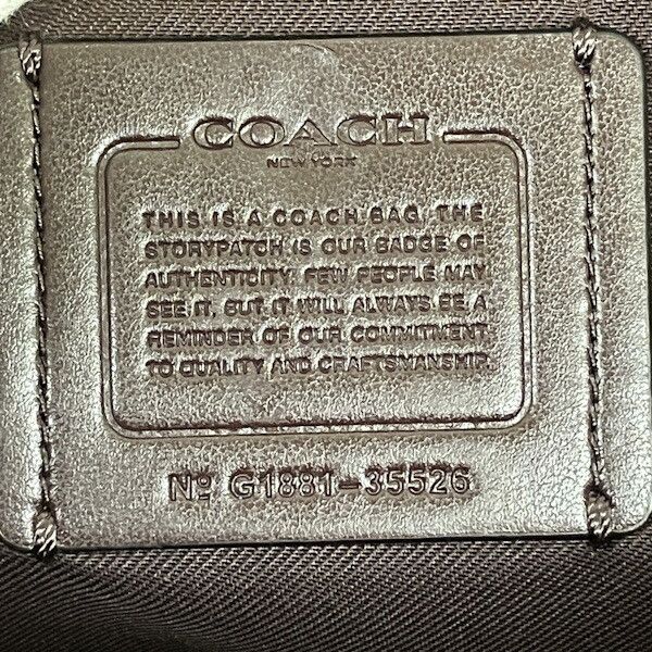 Coach Coach Coach 2way Leather Tote Shoulder Bag Leather Shoulder Bag 35526 DUTY FREE for USA Size ONE SIZE - 4 Thumbnail