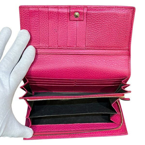 Gucci Gucci Gucci Swing Leather Wallet Leather Long Wallet 354498 DUTY FREE for USA Size ONE SIZE - 6 Thumbnail