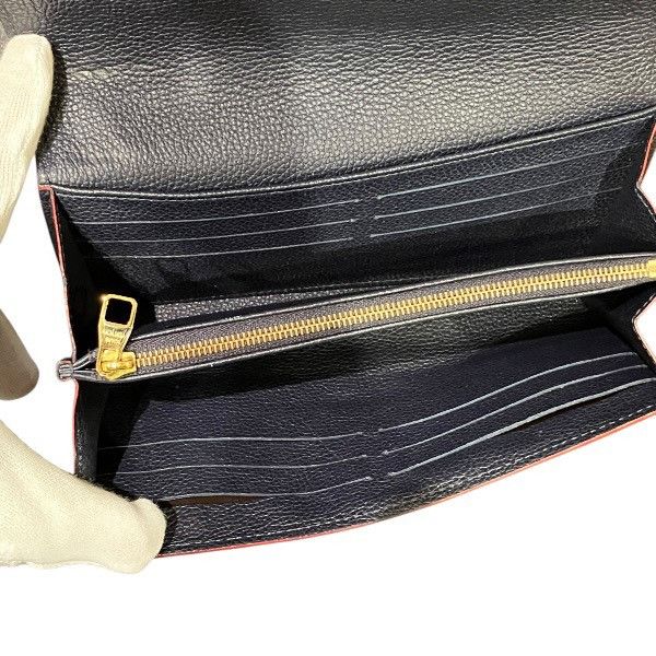Louis Vuitton Louis Vuitton Louis Vuitton Portefeuille Sarah Monogram Empreinte Wallet Leather Long Wallet M62125 DUTY FREE for USA Size ONE SIZE - 5 Thumbnail