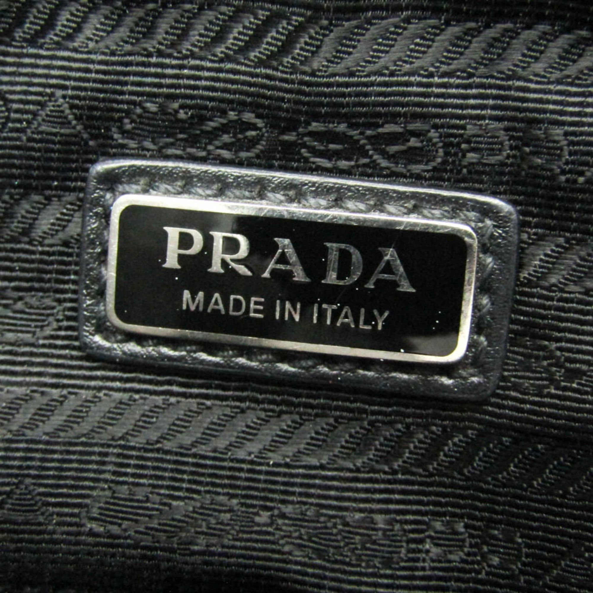 Prada Prada Triangle Shoulder Bag 2VH155 Men,Women Leather Shoulder Bag White Size ONE SIZE - 14 Thumbnail