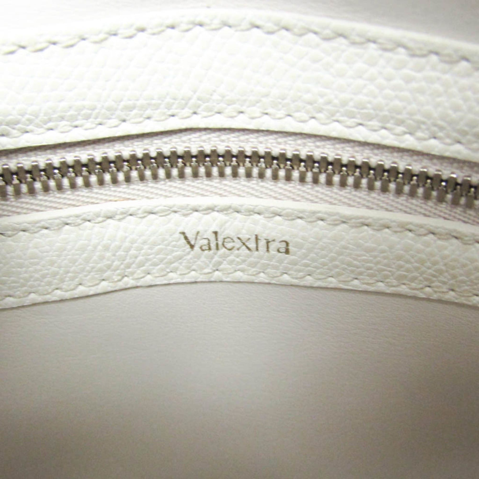 Valextra Valextra Women's Leather Handbag White Size ONE SIZE - 19 Thumbnail