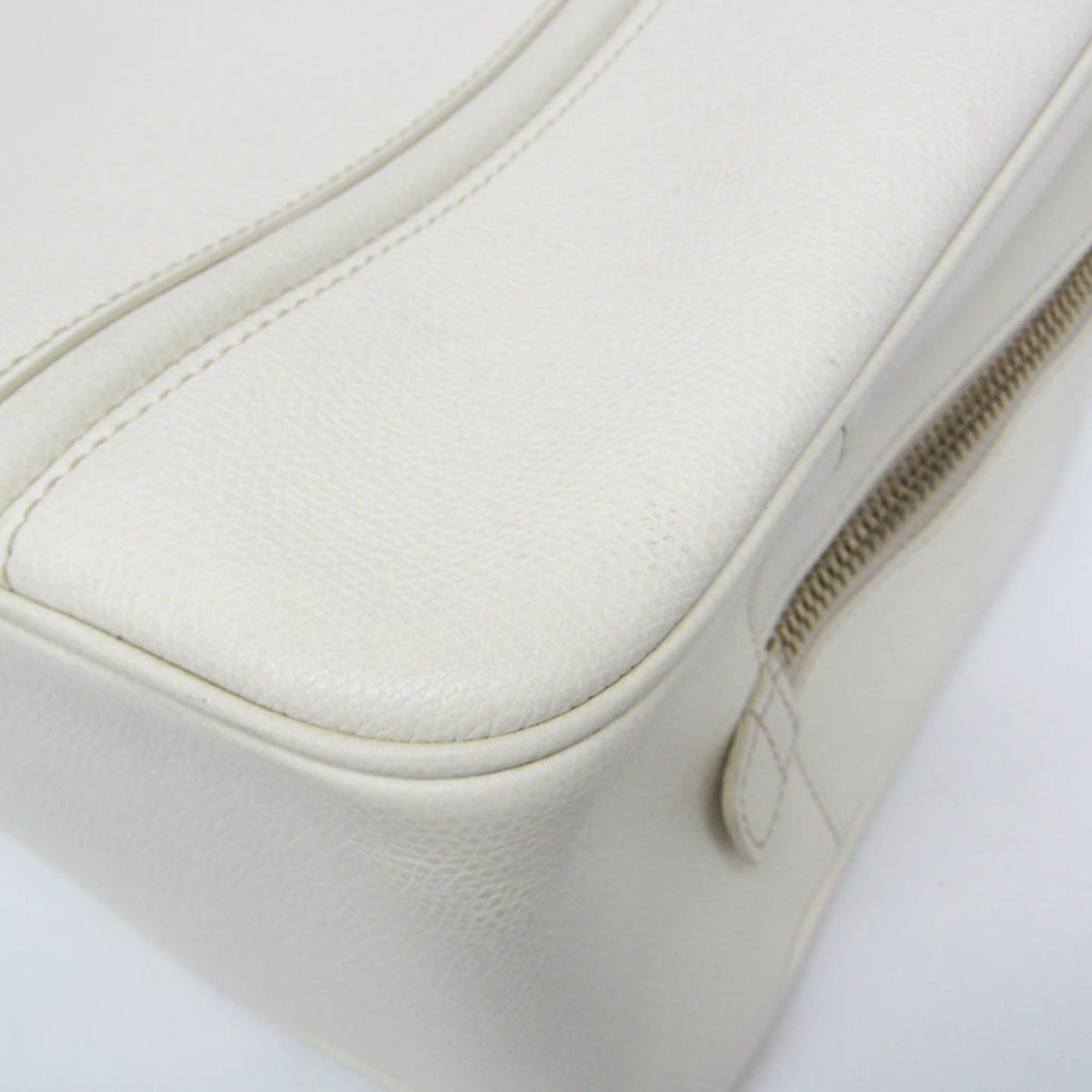 Valextra Valextra Women's Leather Handbag White Size ONE SIZE - 4 Thumbnail