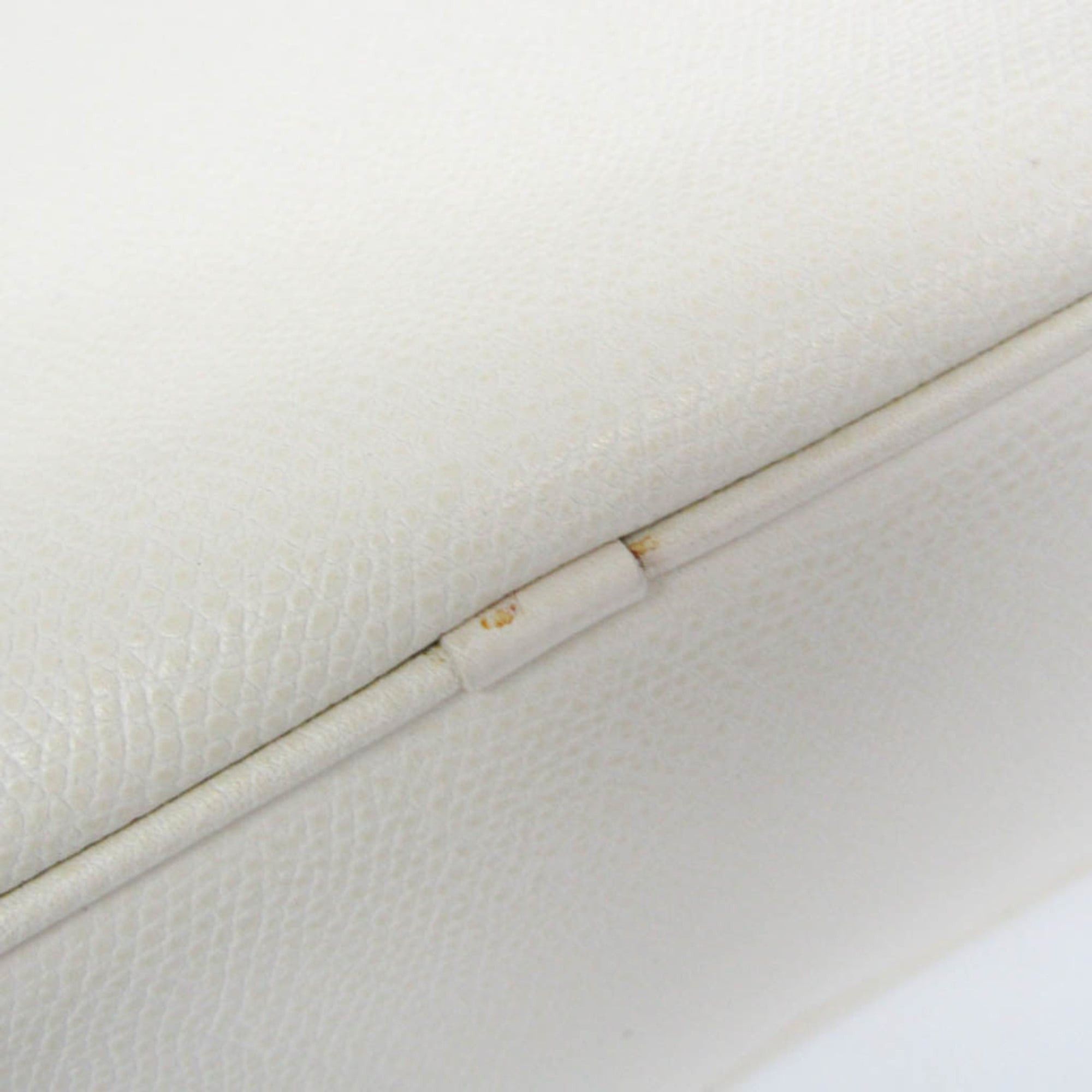 Valextra Valextra Women's Leather Handbag White Size ONE SIZE - 7 Thumbnail