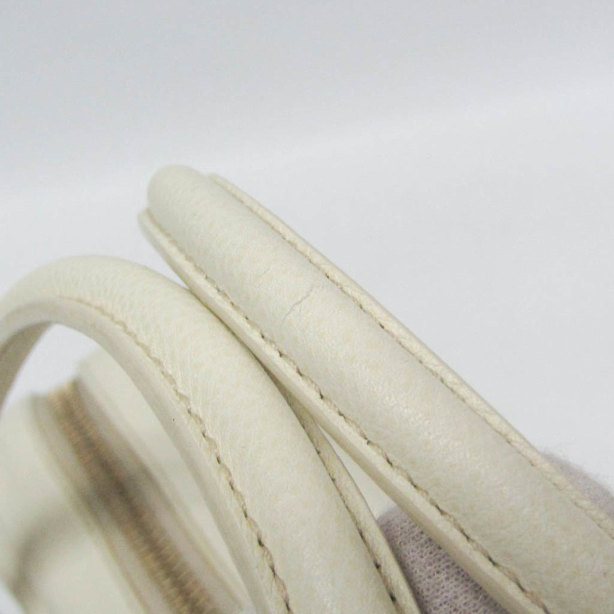 Valextra Valextra Women's Leather Handbag White Size ONE SIZE - 11 Thumbnail