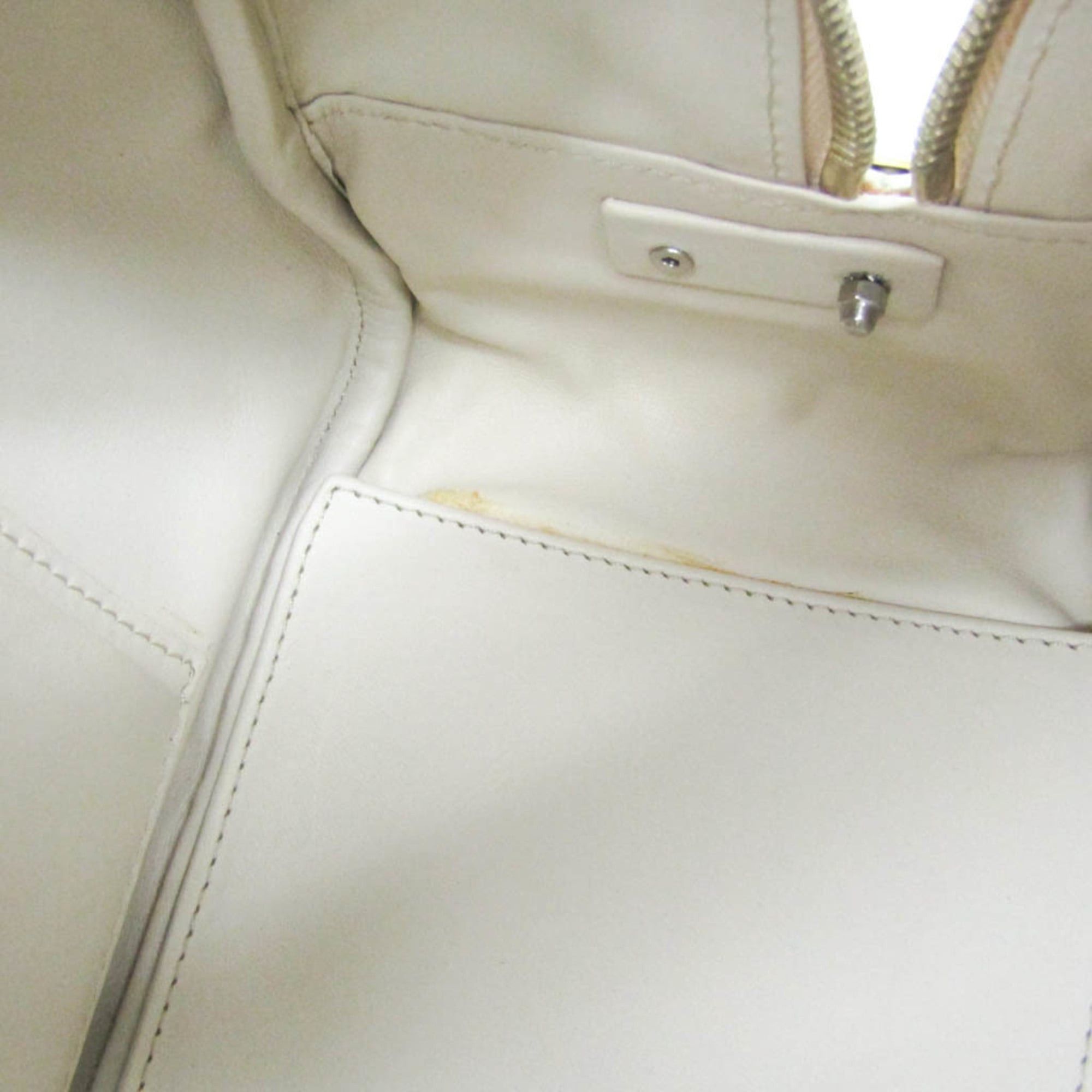 Valextra Valextra Women's Leather Handbag White Size ONE SIZE - 17 Thumbnail