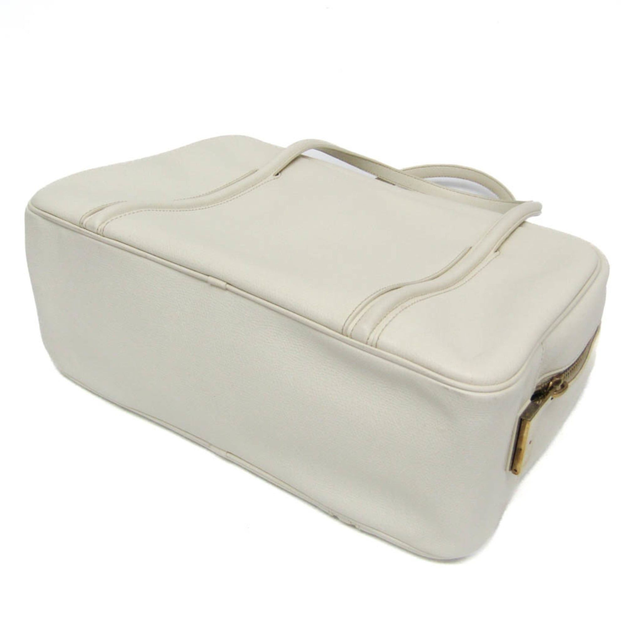 Valextra Valextra Women's Leather Handbag White Size ONE SIZE - 2 Thumbnail