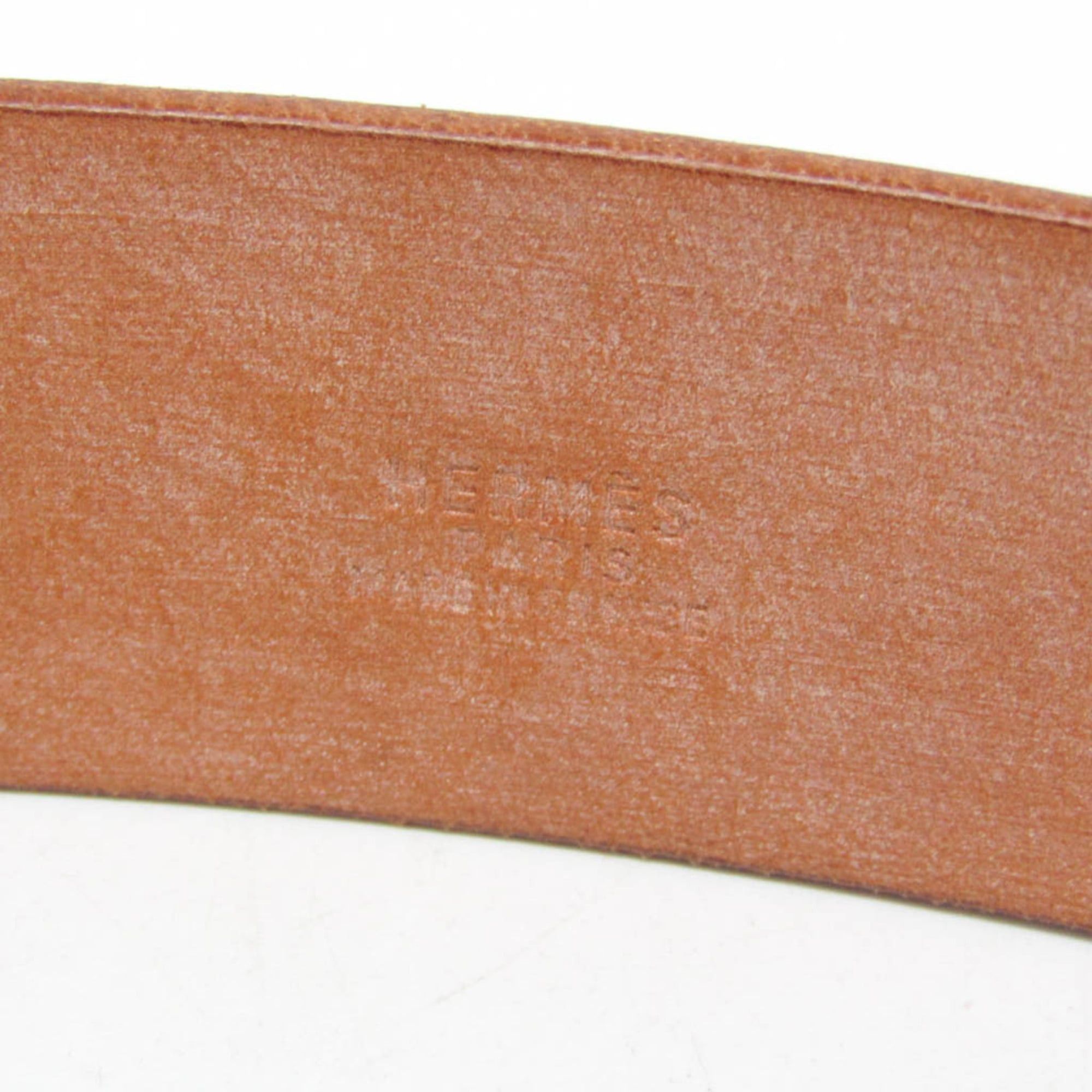 Hermes Hermes Chaine D'Ancre Women,Men Leather Standard Belt Beige 75 Size ONE SIZE - 15 Thumbnail
