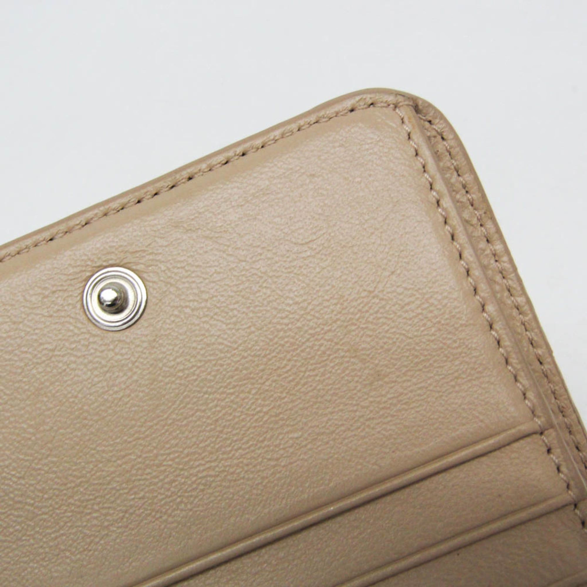Balenciaga Balenciaga Compact Wallet 594216 Men,Women Leather Wallet (bi-fold) Light Beige Size ONE SIZE - 12 Thumbnail