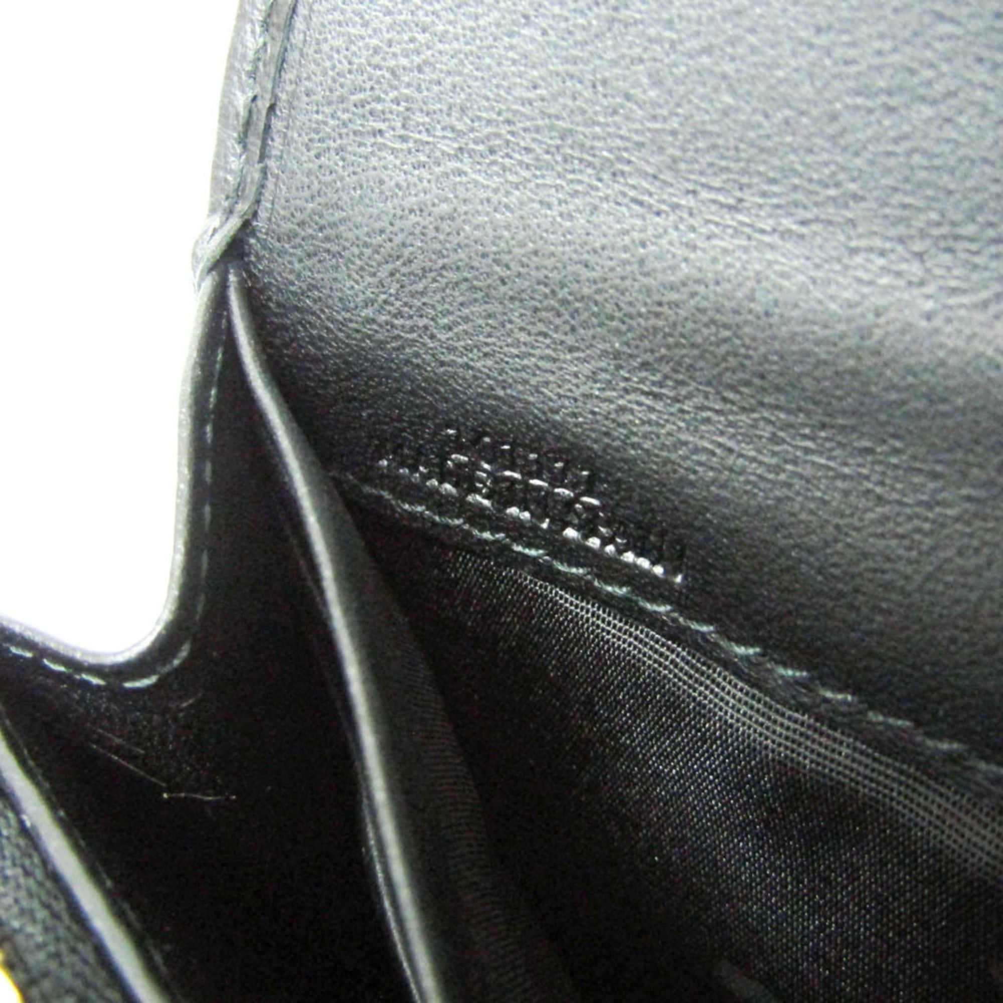 Loewe Loewe Anagram 174.06.F11 Women's Leather Long Wallet (bi-fold) Black Size ONE SIZE - 14 Thumbnail