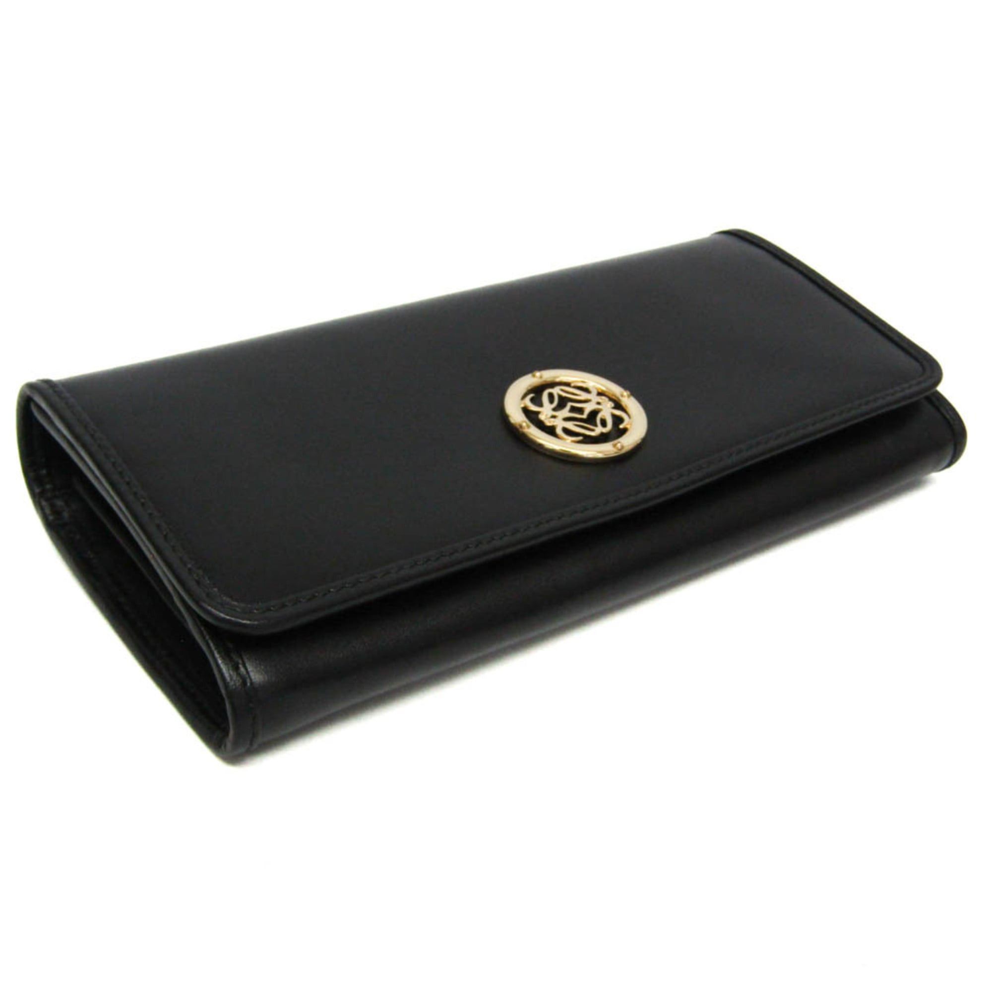 Loewe Loewe Anagram 174.06.F11 Women's Leather Long Wallet (bi-fold) Black Size ONE SIZE - 6 Thumbnail