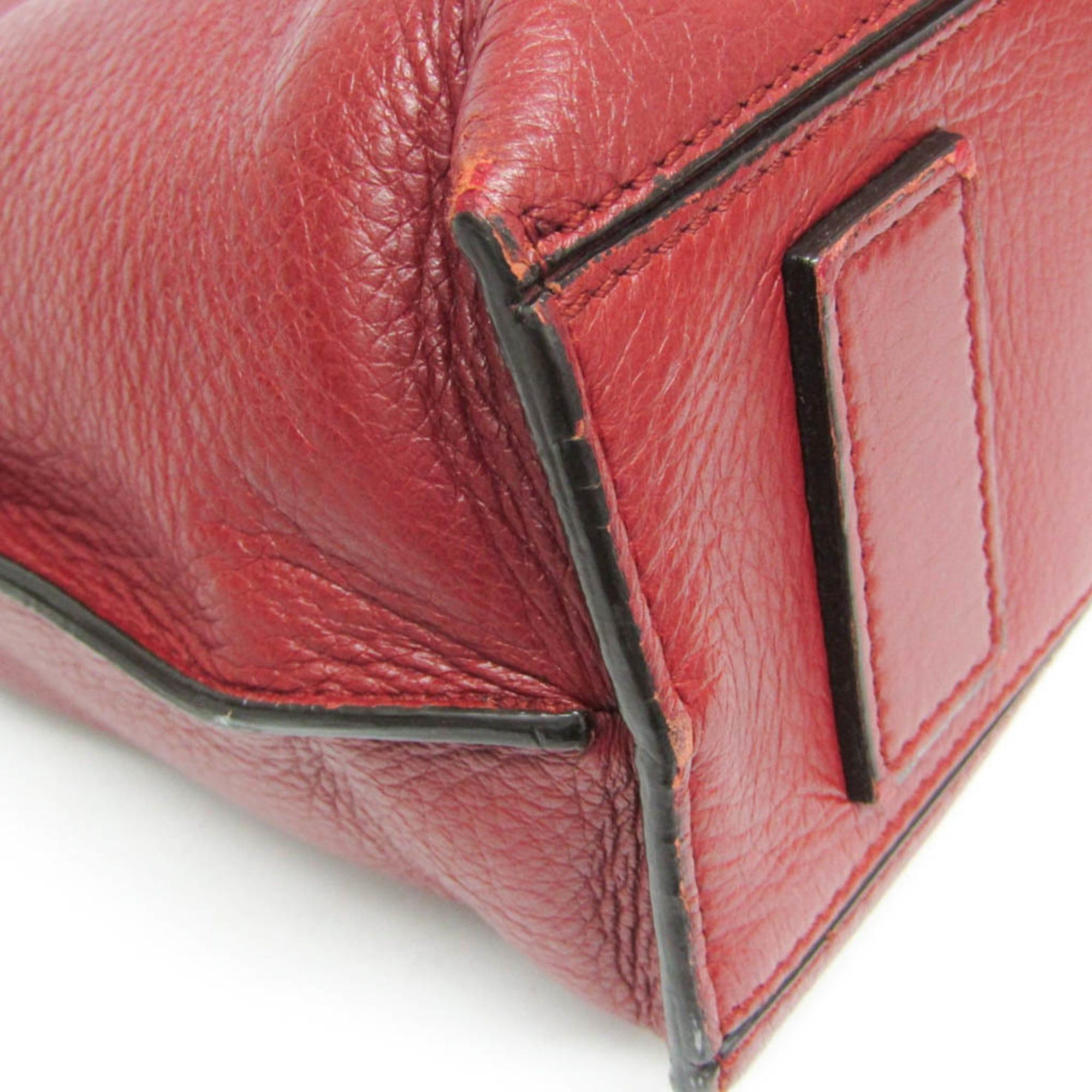 Bally Bally MADISON MD Women's Leather Handbag,Shoulder Bag Red Brown Size ONE SIZE - 5 Thumbnail