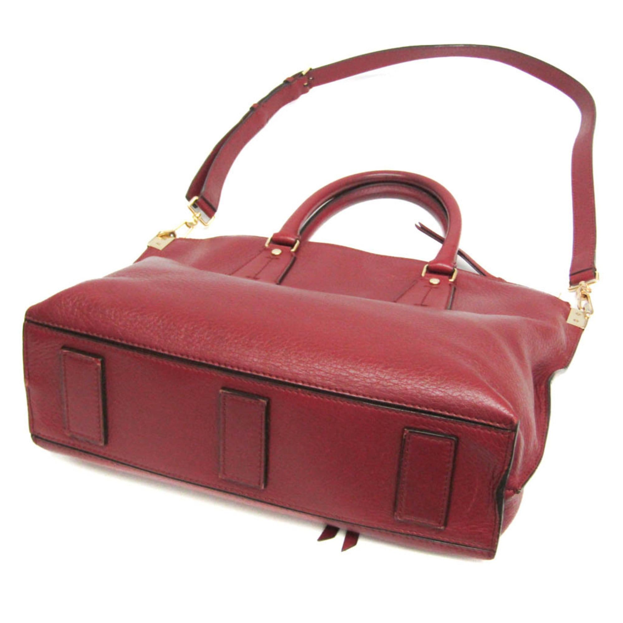 Bally Bally MADISON MD Women's Leather Handbag,Shoulder Bag Red Brown Size ONE SIZE - 3 Thumbnail
