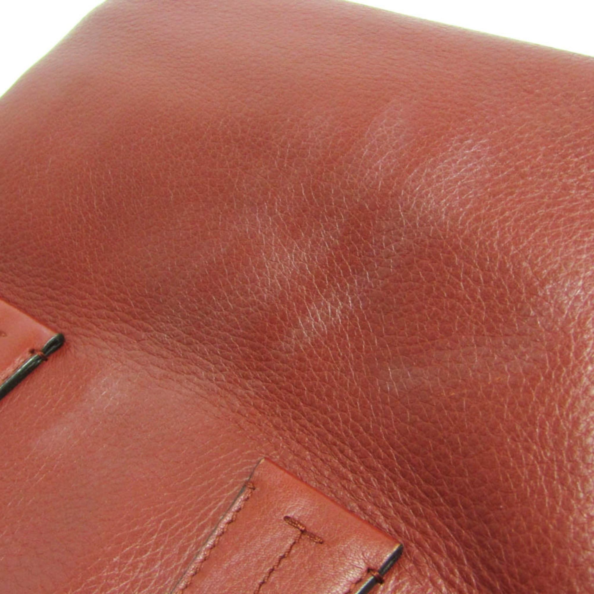 Bally Bally MADISON MD Women's Leather Handbag,Shoulder Bag Red Brown Size ONE SIZE - 7 Thumbnail