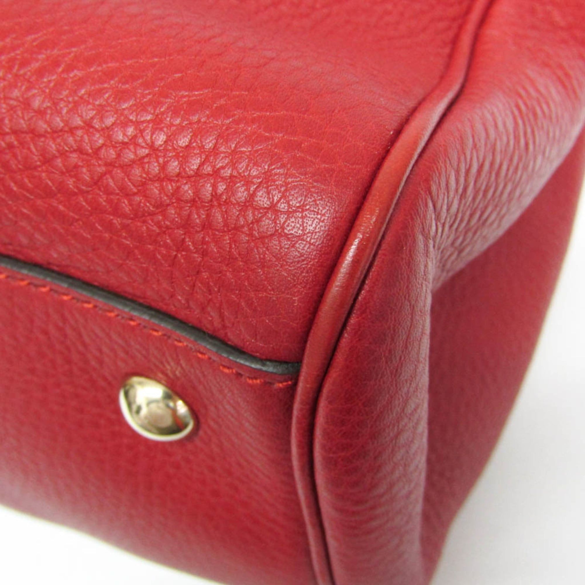 Gucci Gucci Bamboo Shopper Medium 323660 Women's Leather Shoulder Bag,Tote Bag Red Color Size ONE SIZE - 5 Thumbnail