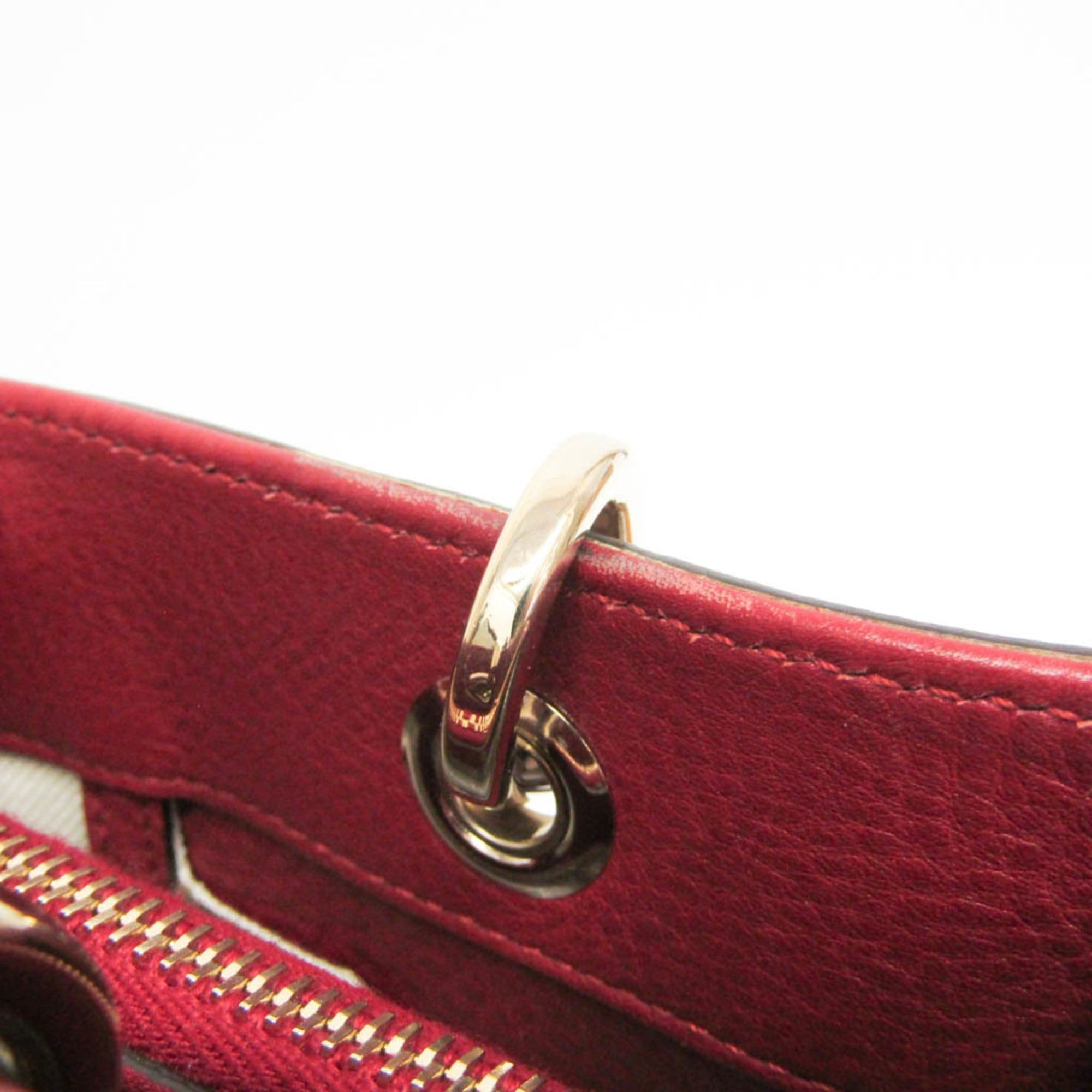 Gucci Gucci Bamboo Shopper Medium 323660 Women's Leather Shoulder Bag,Tote Bag Red Color Size ONE SIZE - 11 Thumbnail