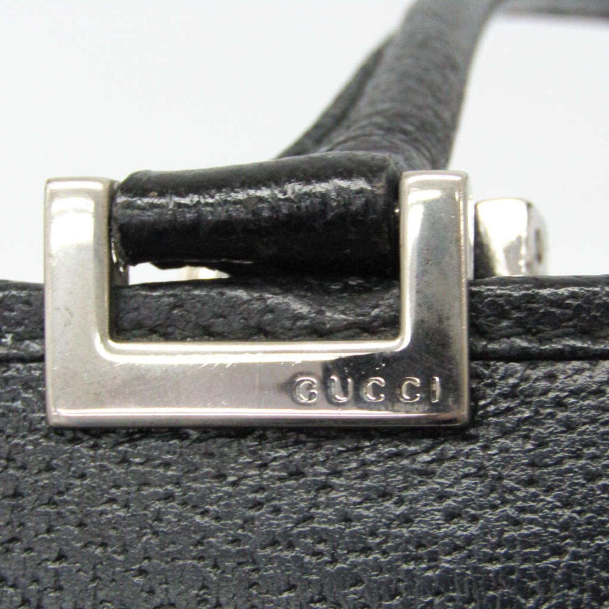 Gucci Gucci Jackie 002 1074 Women's Leather Tote Bag Black Size ONE SIZE - 11 Thumbnail