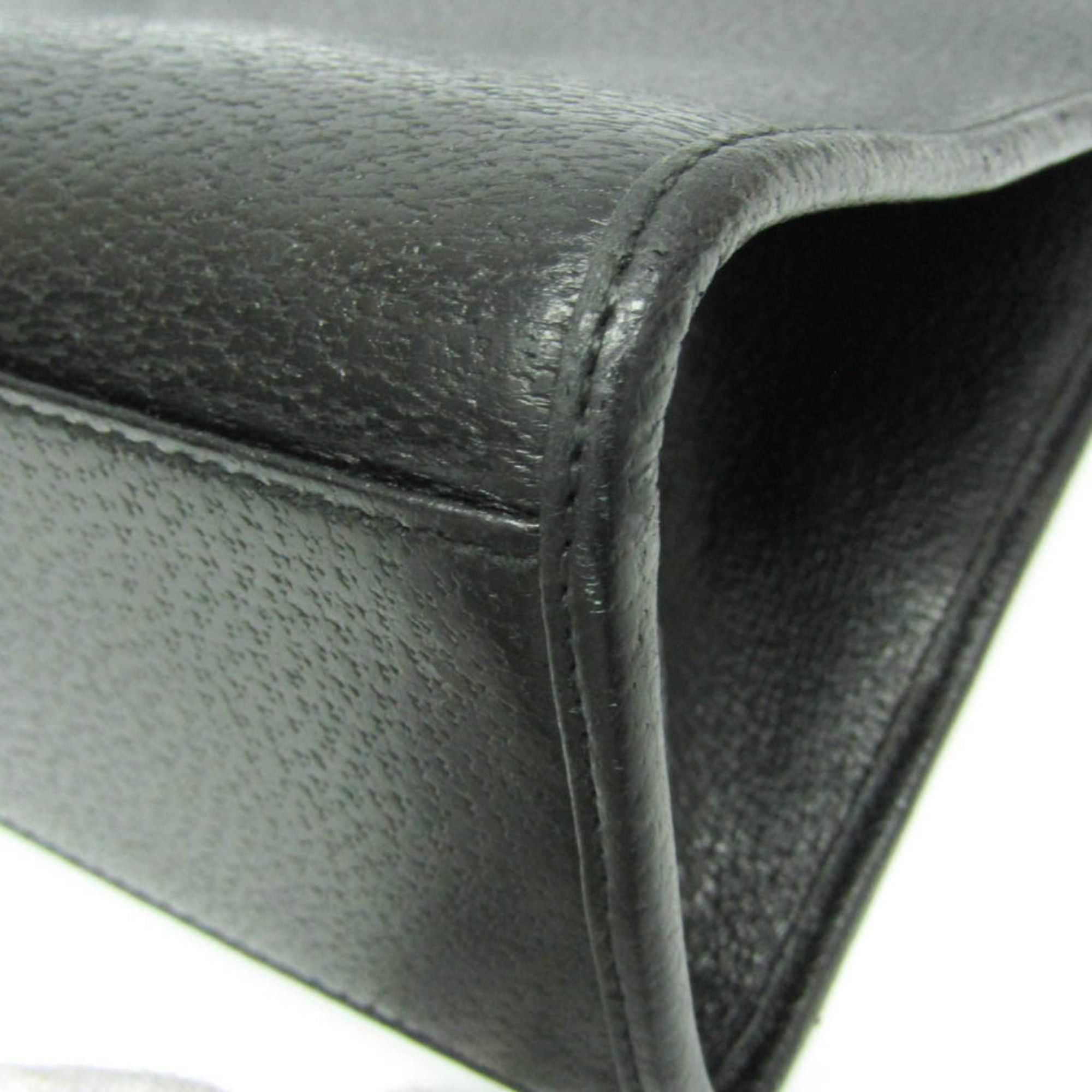 Gucci Gucci Jackie 002 1074 Women's Leather Tote Bag Black Size ONE SIZE - 4 Thumbnail