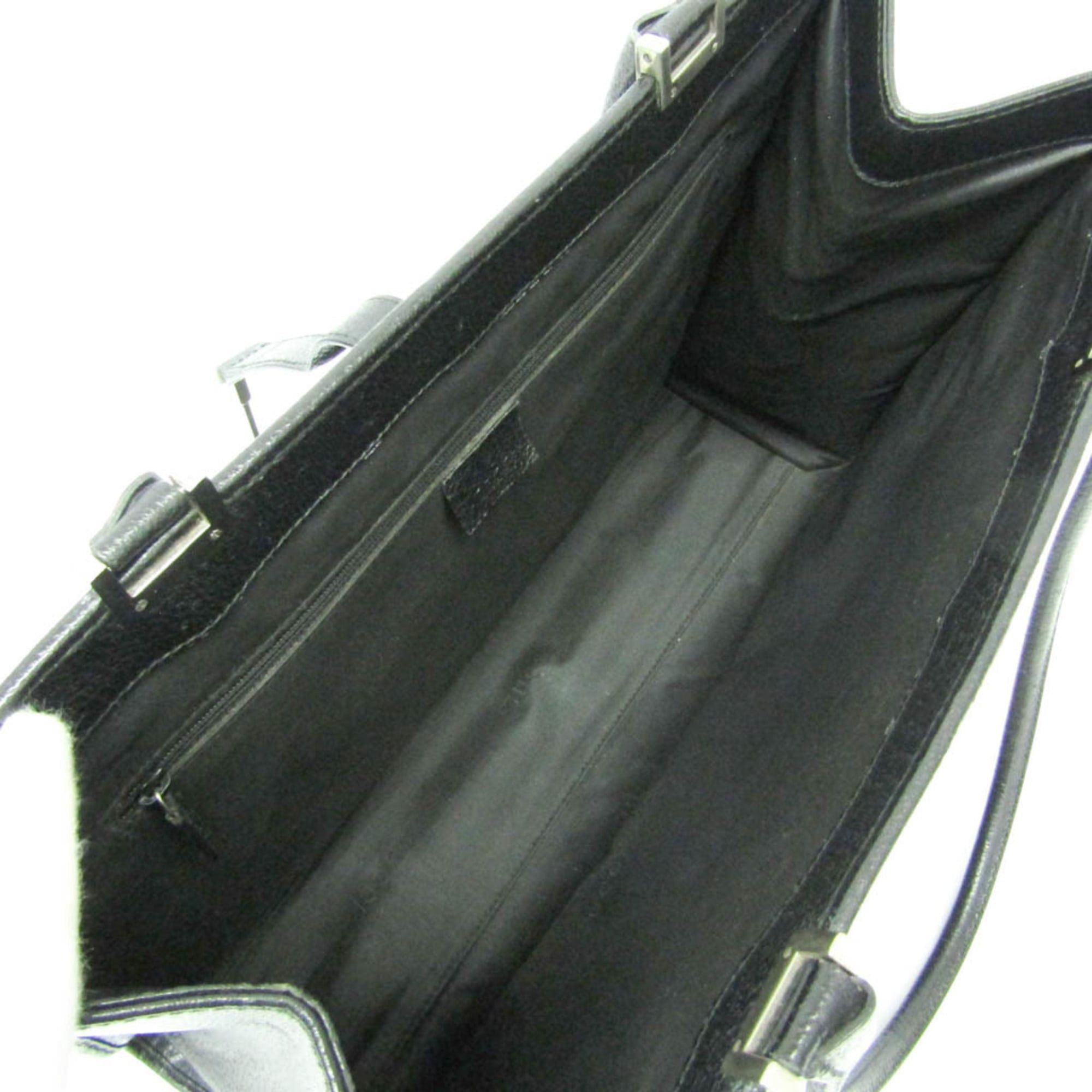 Gucci Gucci Jackie 002 1074 Women's Leather Tote Bag Black Size ONE SIZE - 3 Thumbnail