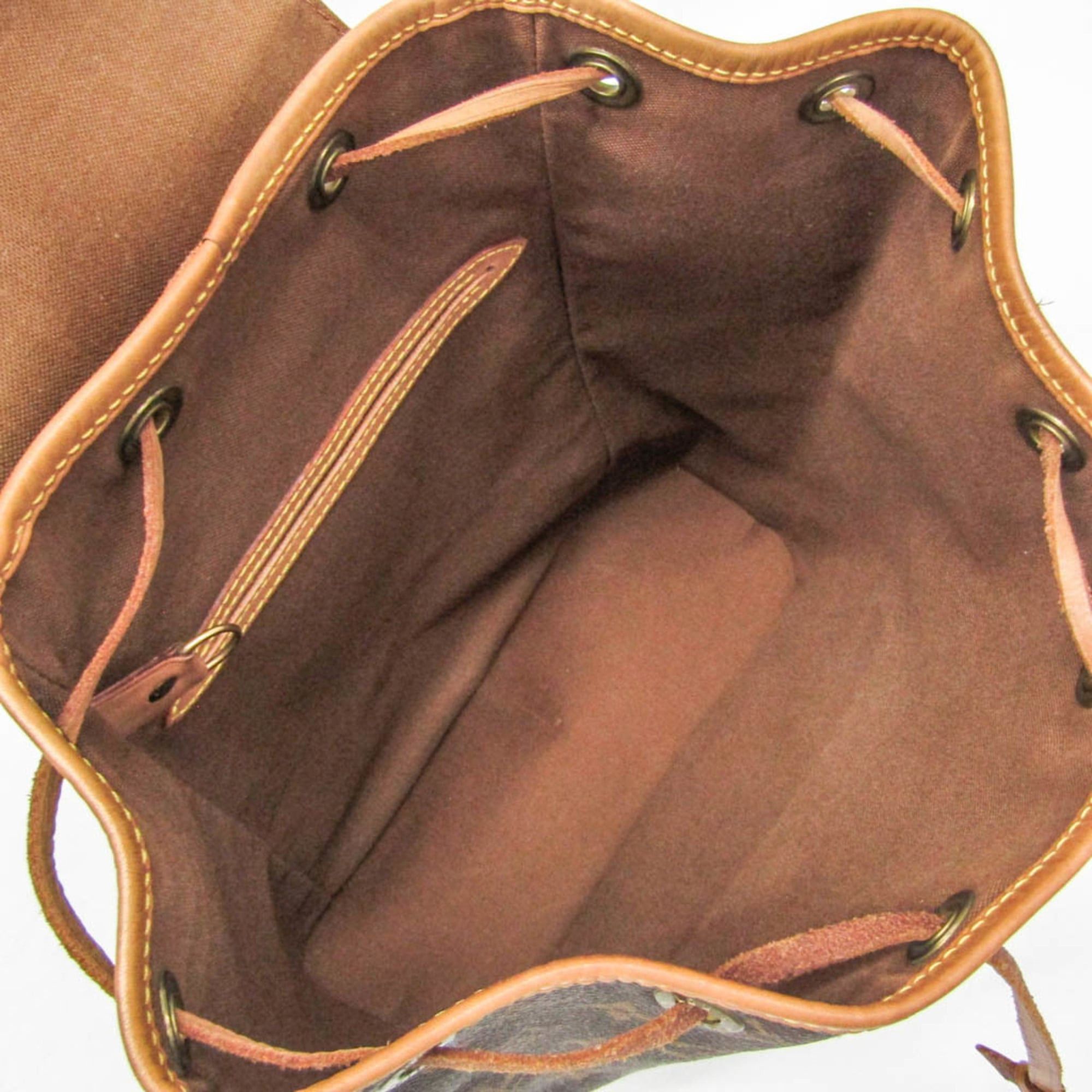 Louis Vuitton Louis Vuitton Monogram Montsouris MM M51136 Women's Backpack Brown Size ONE SIZE - 3 Thumbnail