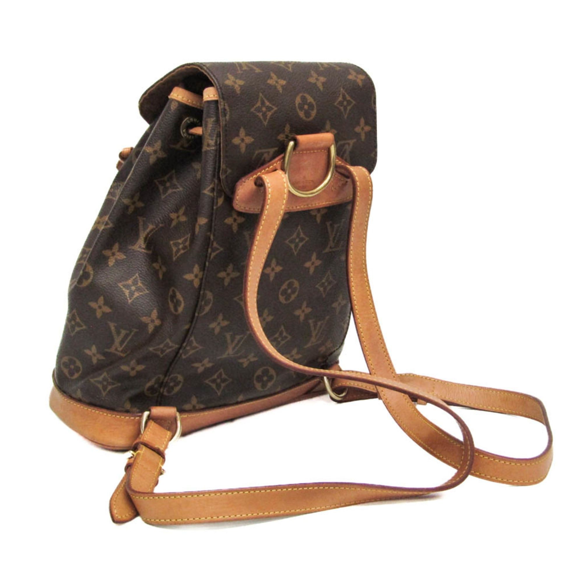 Louis Vuitton Louis Vuitton Monogram Montsouris MM M51136 Women's Backpack Brown Size ONE SIZE - 2 Thumbnail
