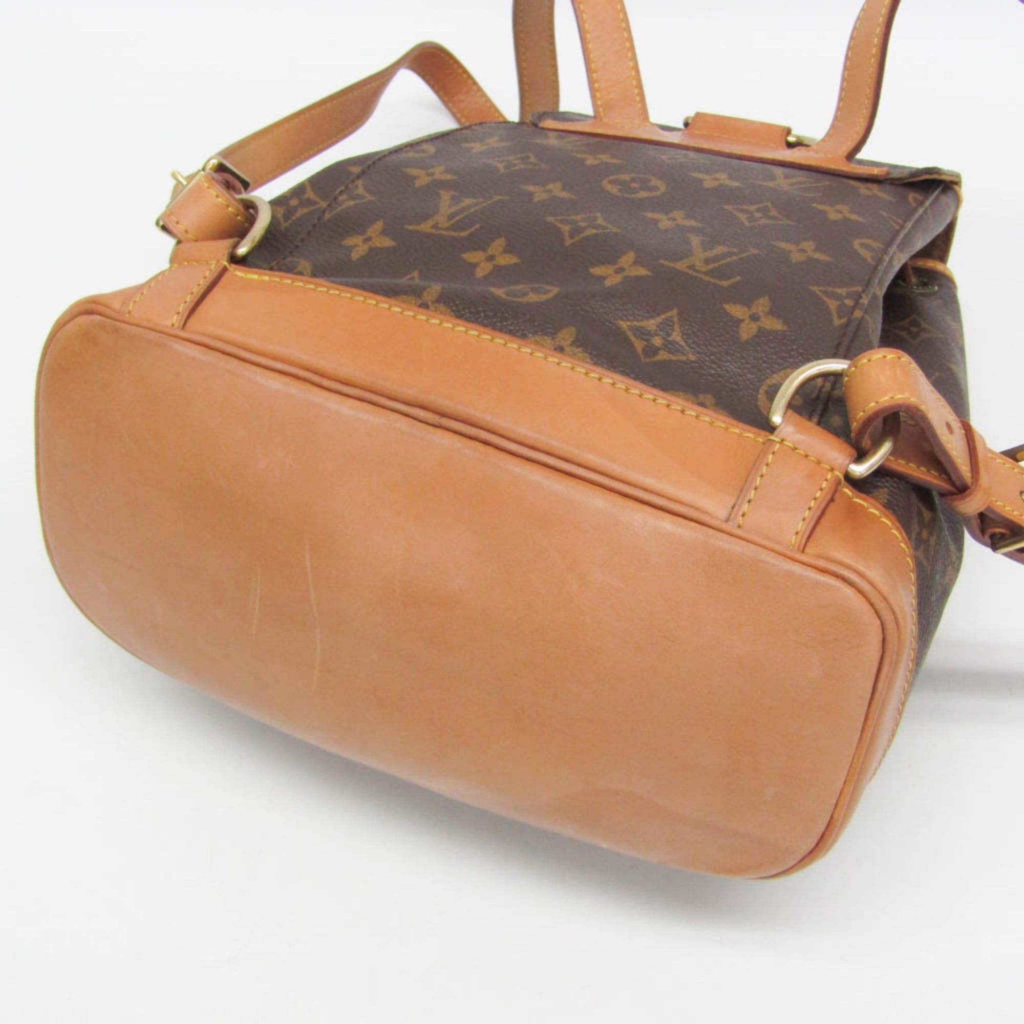 Louis Vuitton Louis Vuitton Monogram Montsouris MM M51136 Women's Backpack Brown Size ONE SIZE - 4 Thumbnail