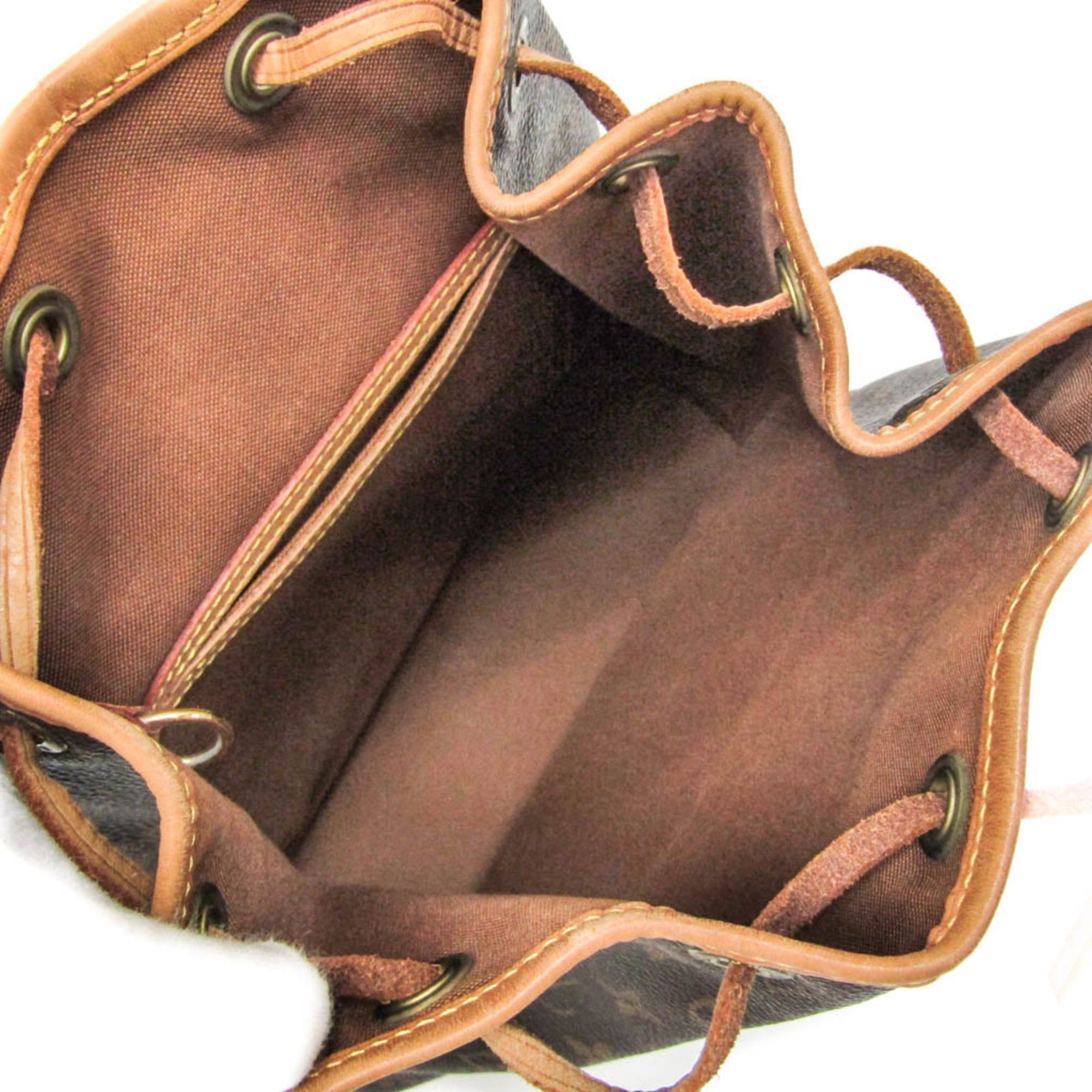 Louis Vuitton Louis Vuitton Monogram Montsouris MM M51136 Women's Backpack Brown Size ONE SIZE - 3 Thumbnail