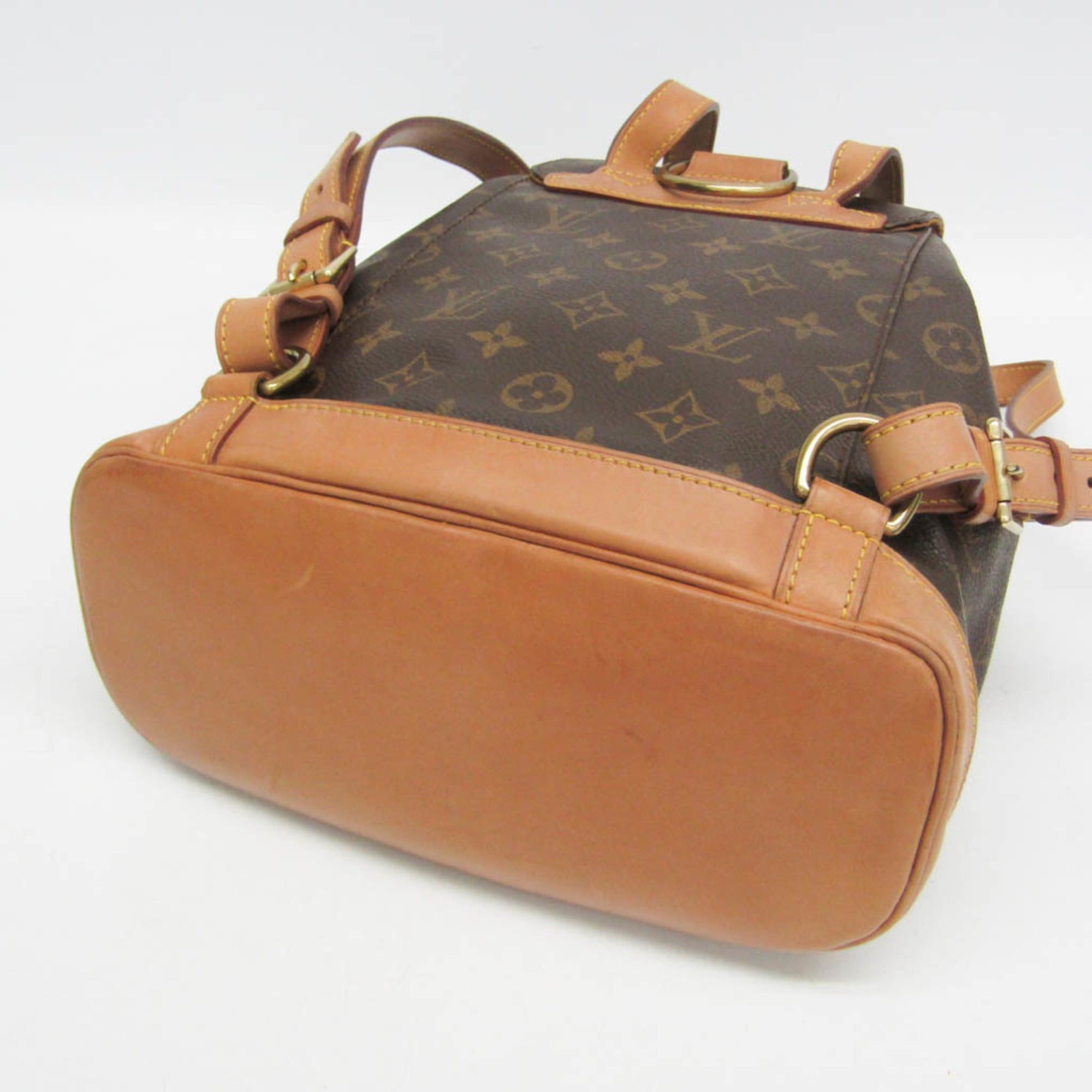 Louis Vuitton Louis Vuitton Monogram Montsouris MM M51136 Women's Backpack Brown Size ONE SIZE - 4 Thumbnail