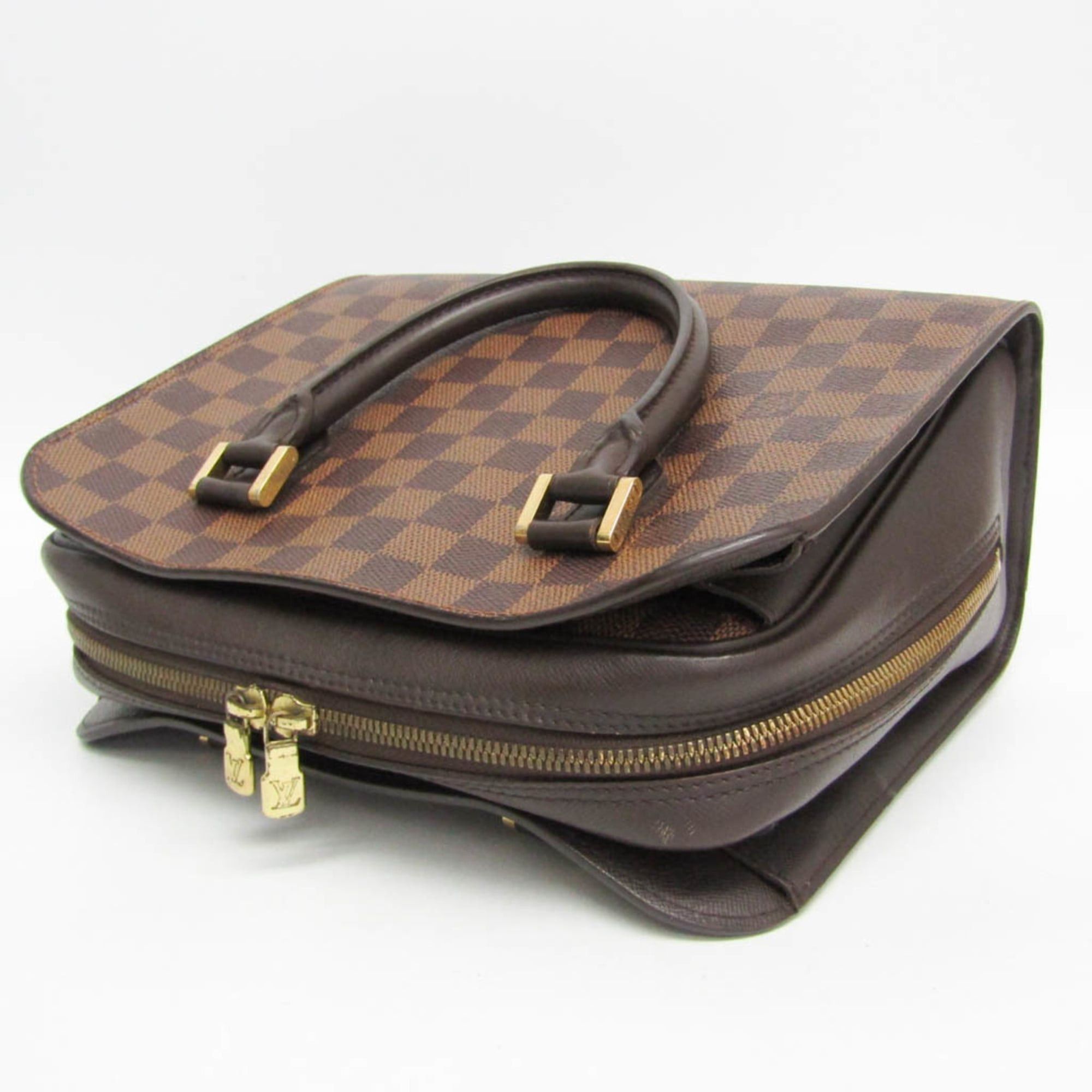 Louis Vuitton Louis Vuitton Damier Triana N51155 Women's Handbag Ebene Size ONE SIZE - 12 Thumbnail