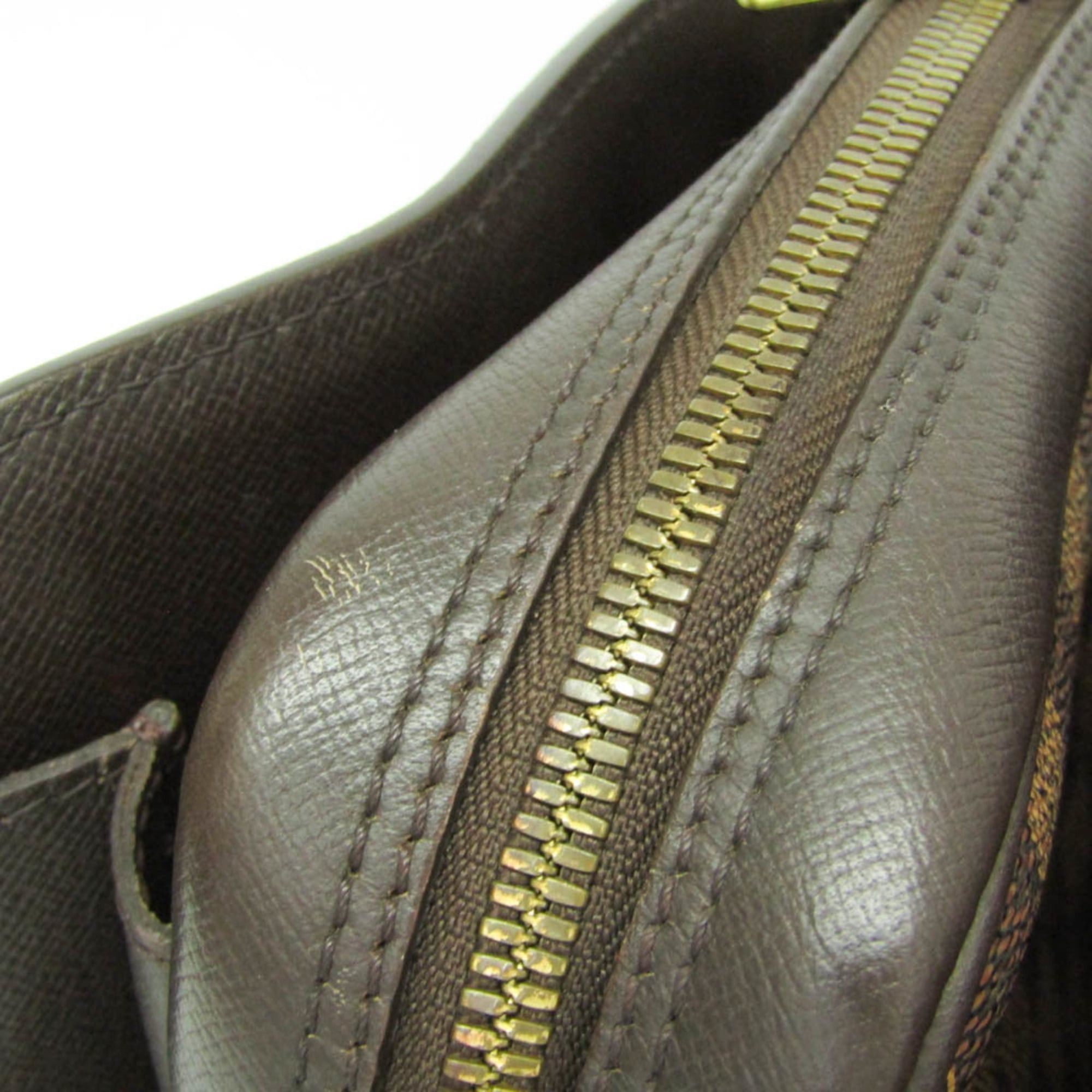 Louis Vuitton Louis Vuitton Damier Triana N51155 Women's Handbag Ebene Size ONE SIZE - 9 Thumbnail