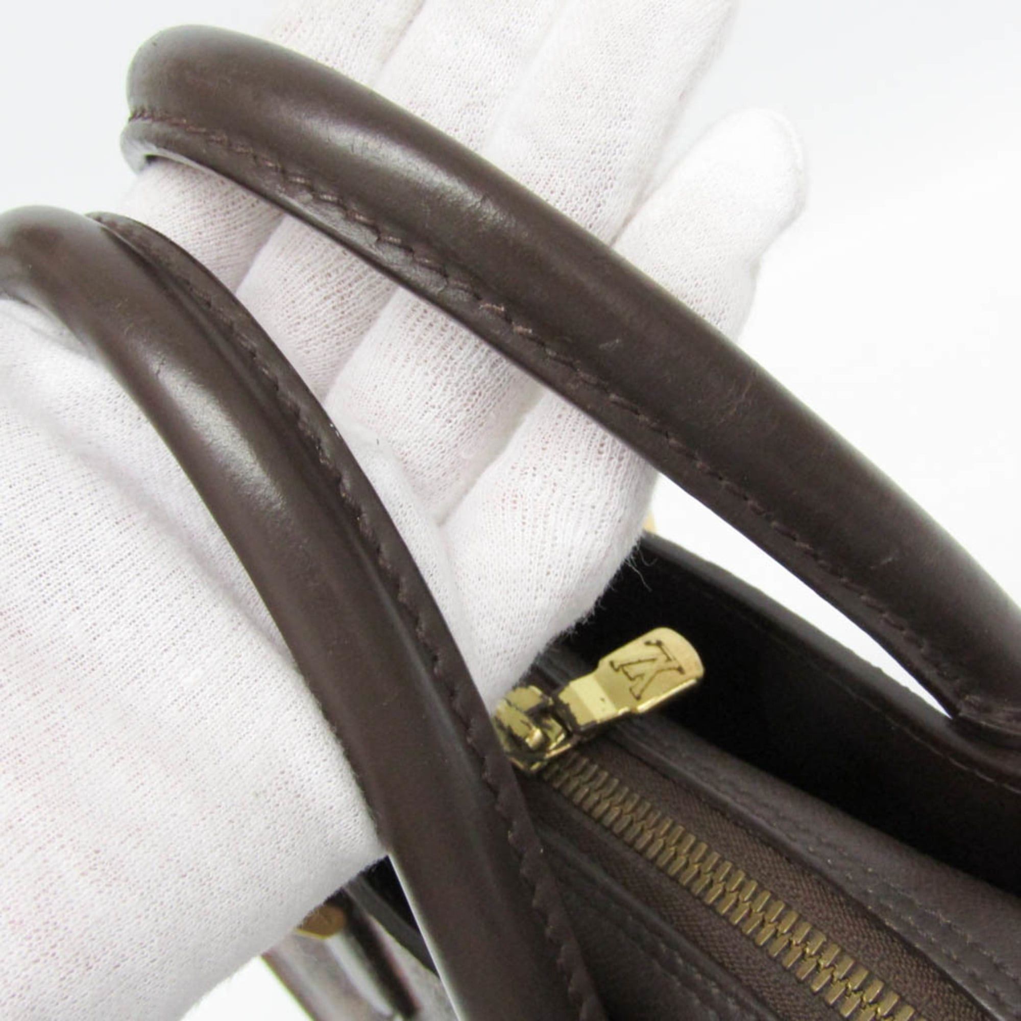 Louis Vuitton Louis Vuitton Damier Triana N51155 Women's Handbag Ebene Size ONE SIZE - 14 Thumbnail